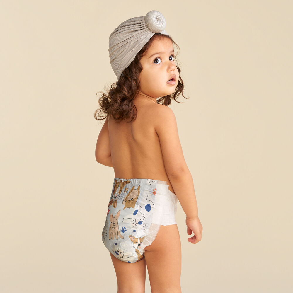 Clean Conscious Diaper, It's A Paw-ty, Size 6