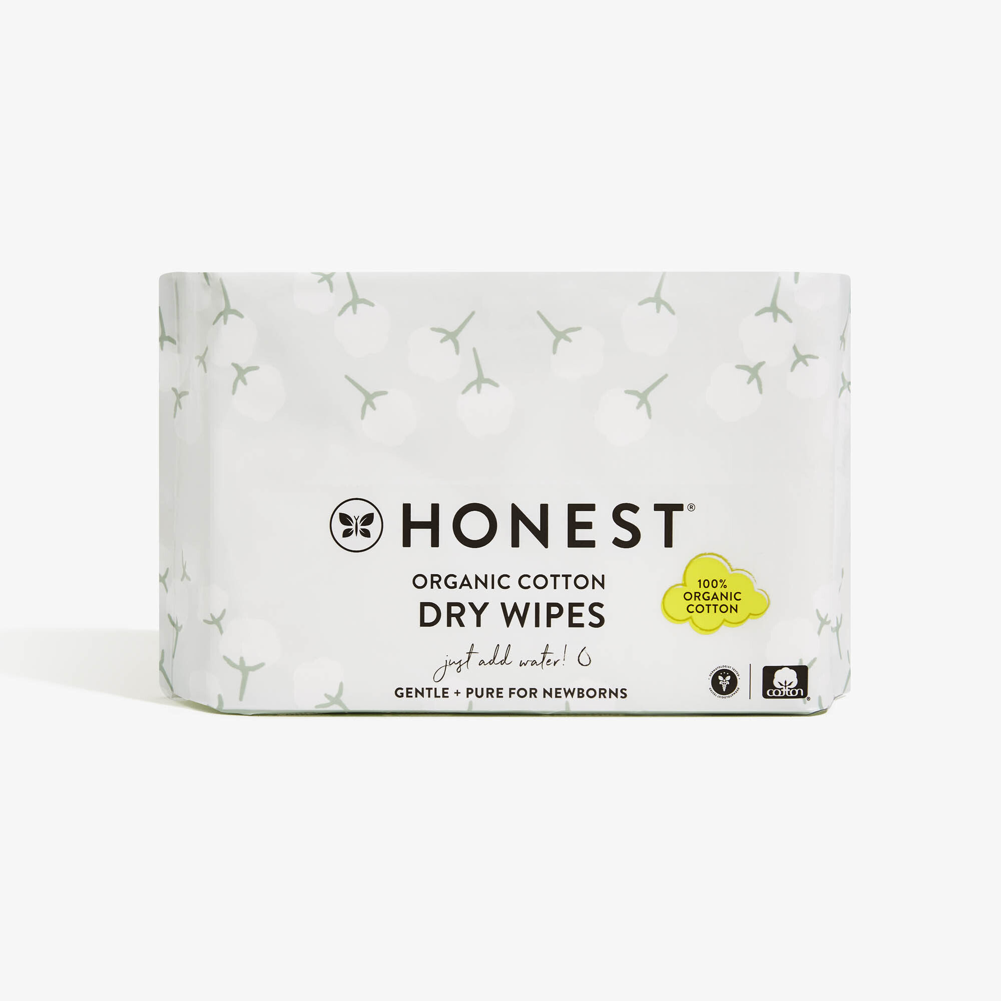 Honest Dry Wipes, 48 Count