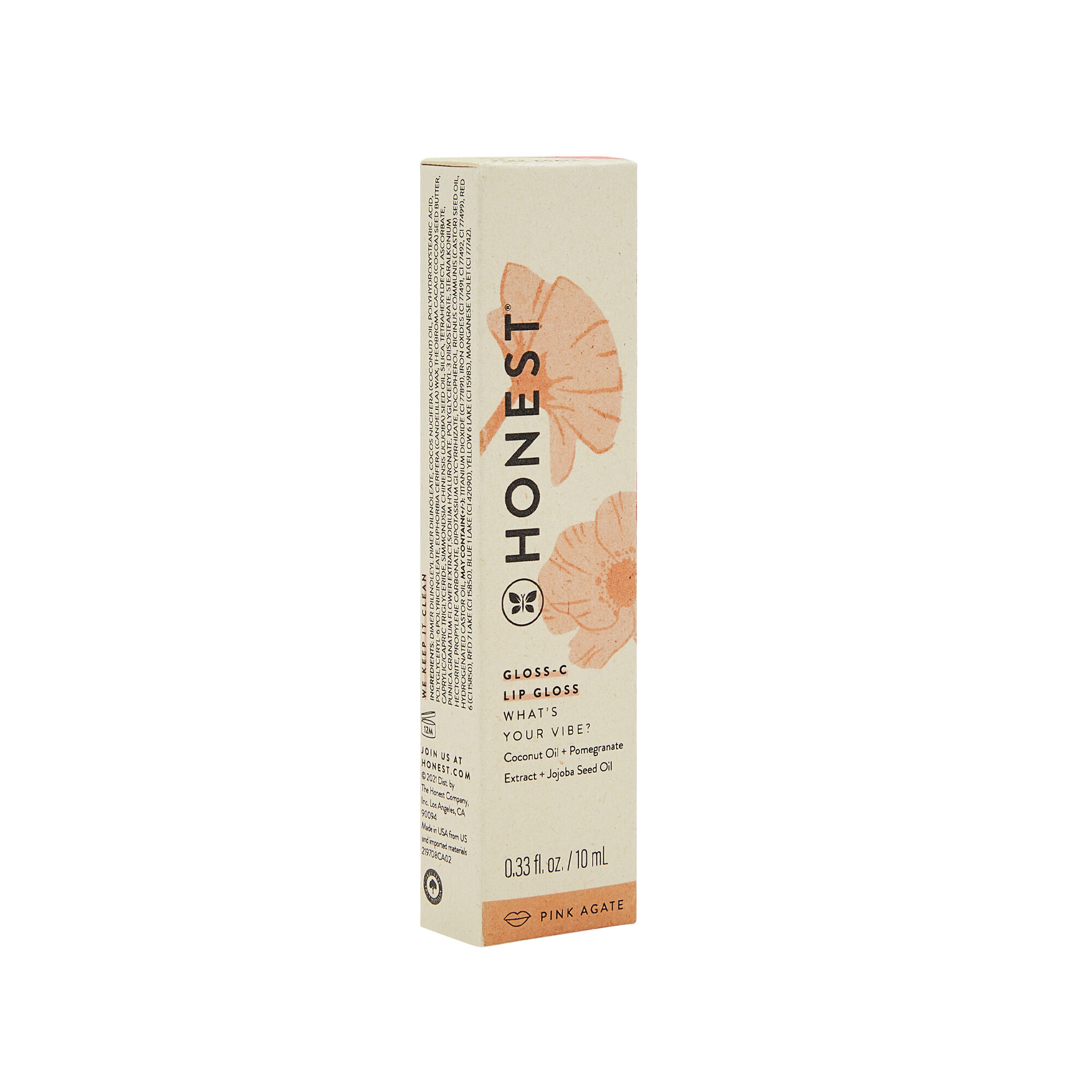 Gloss-C Lip Gloss, Pink Agate