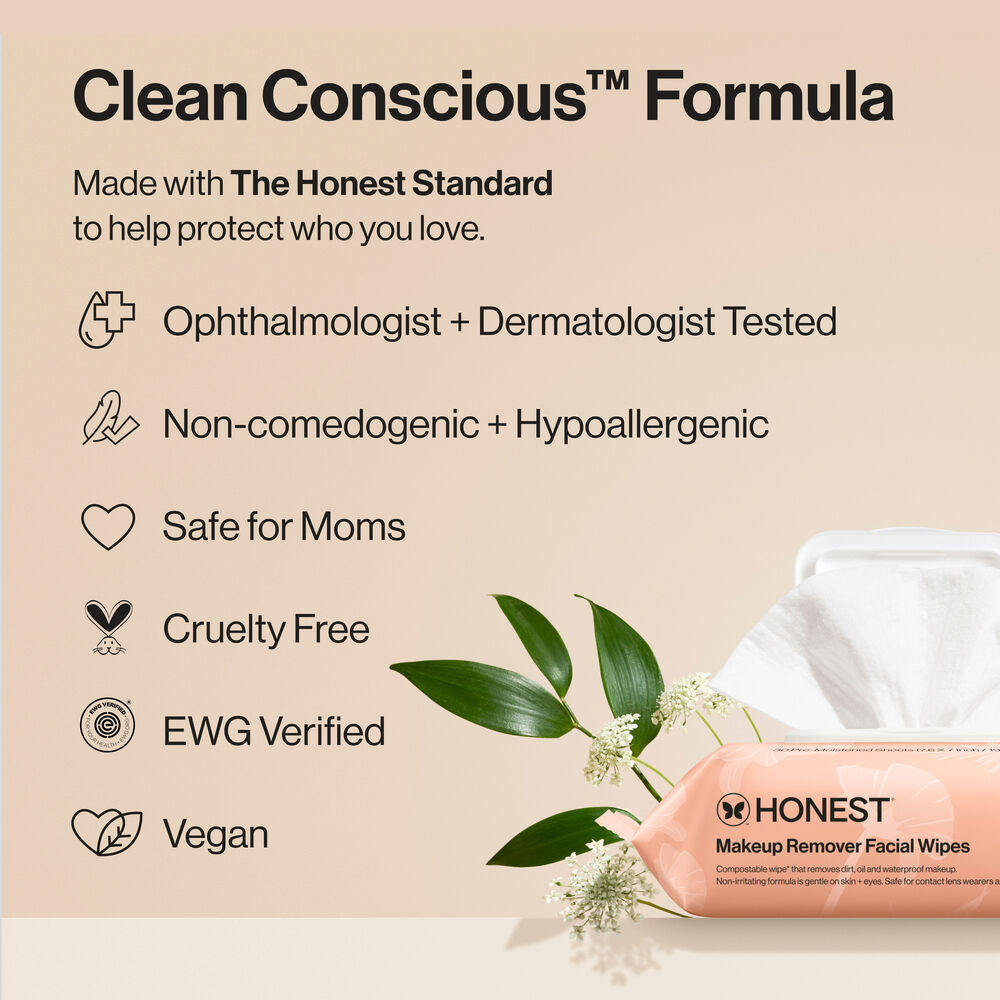 Makeup Remover Wipes, 30 Count