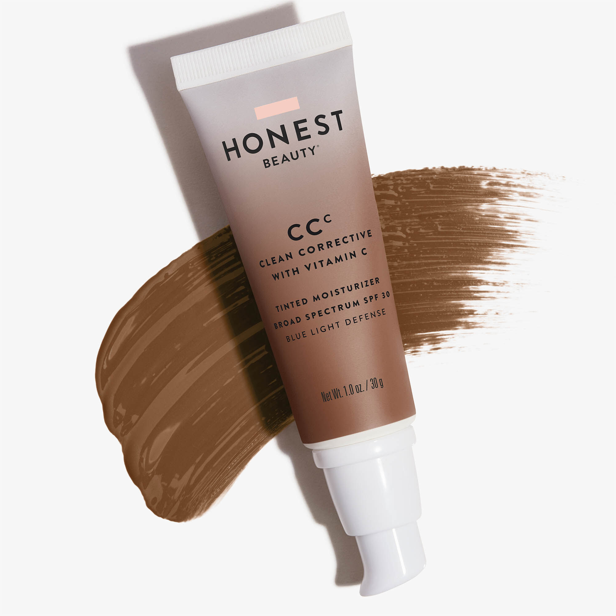 deep shaded moisturizer with smear