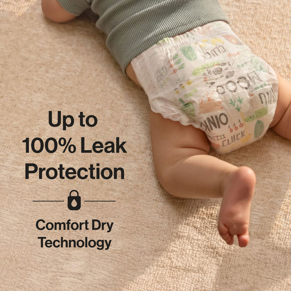 Honest Clean Conscious Diaper®, Bum-kin Patch, Size 2