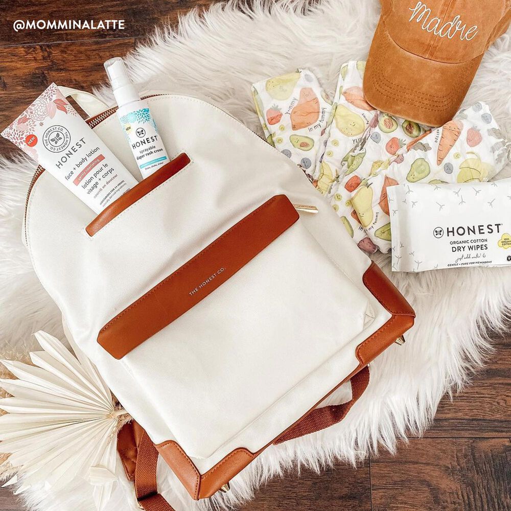 The Honest Company Uptown Canvas Backpack