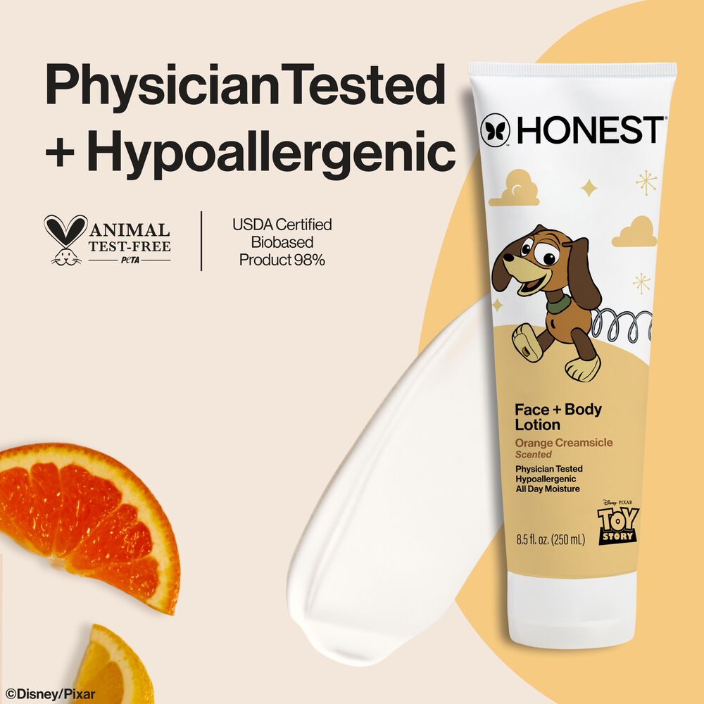 Disney and Pixar's Toy Story Face + Body Lotion, Orange Creamsicle