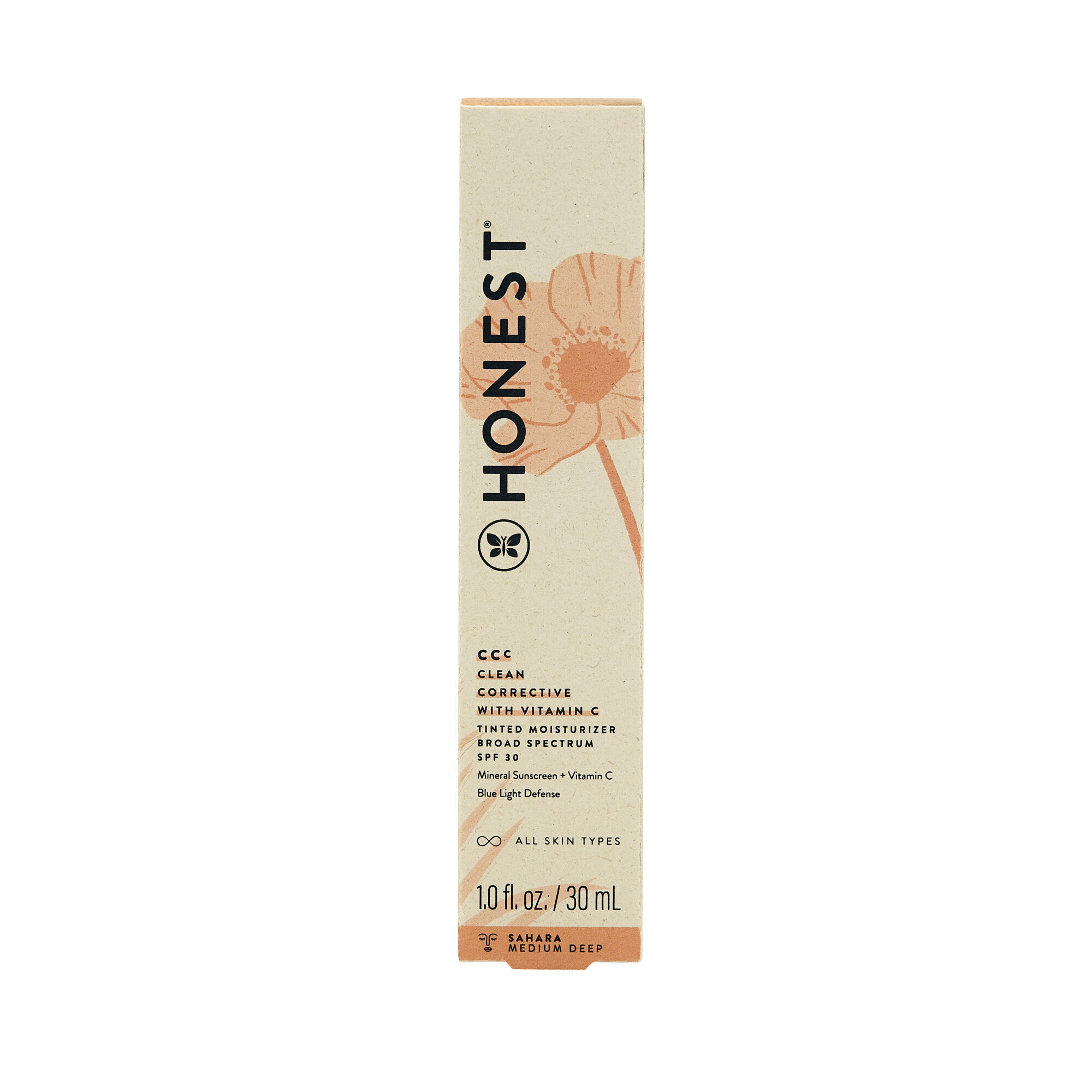 CCC Clean Corrective With Vitamin C Tinted Moisturizer Broad Spectrum SPF 30, Sahara