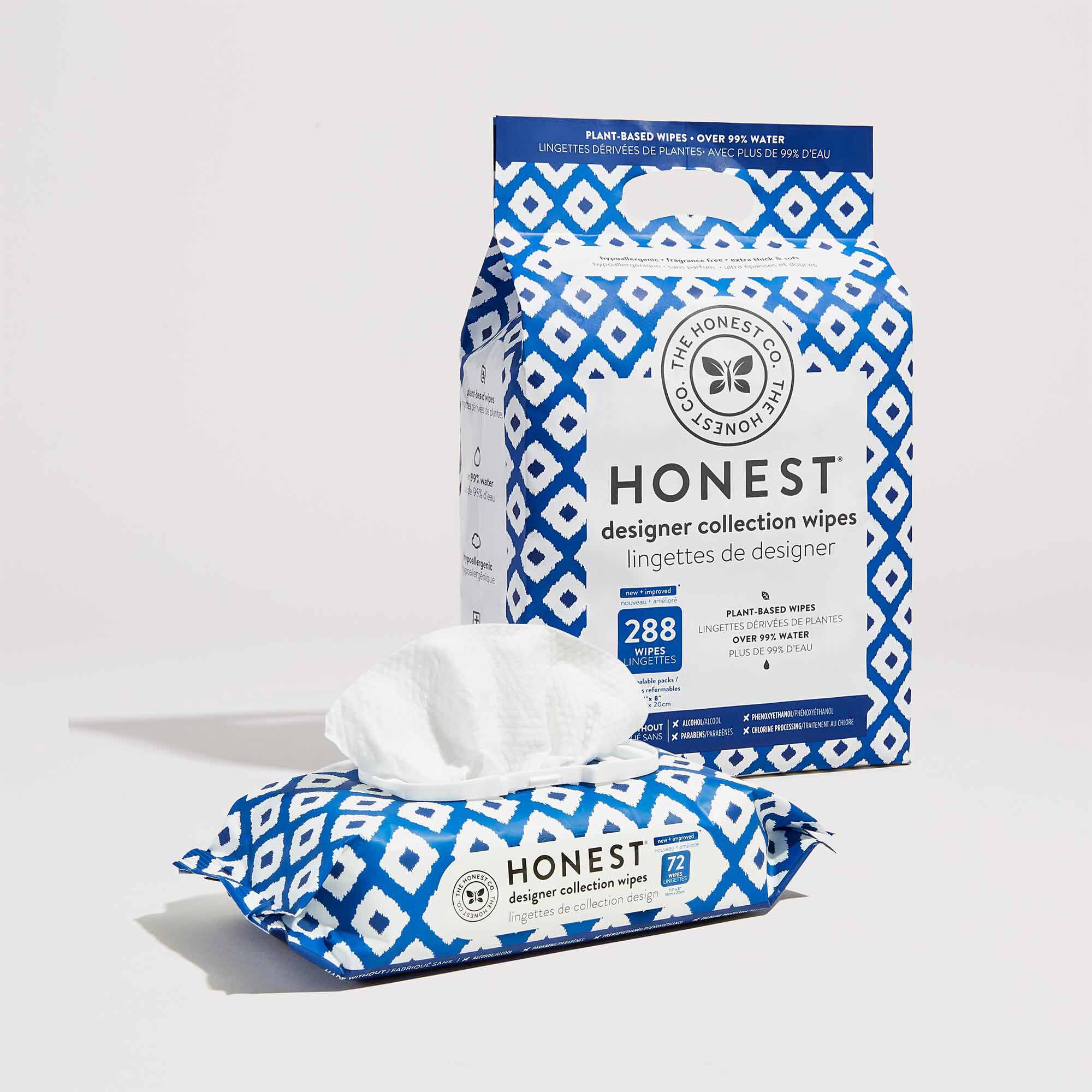 honest wipes designer collection