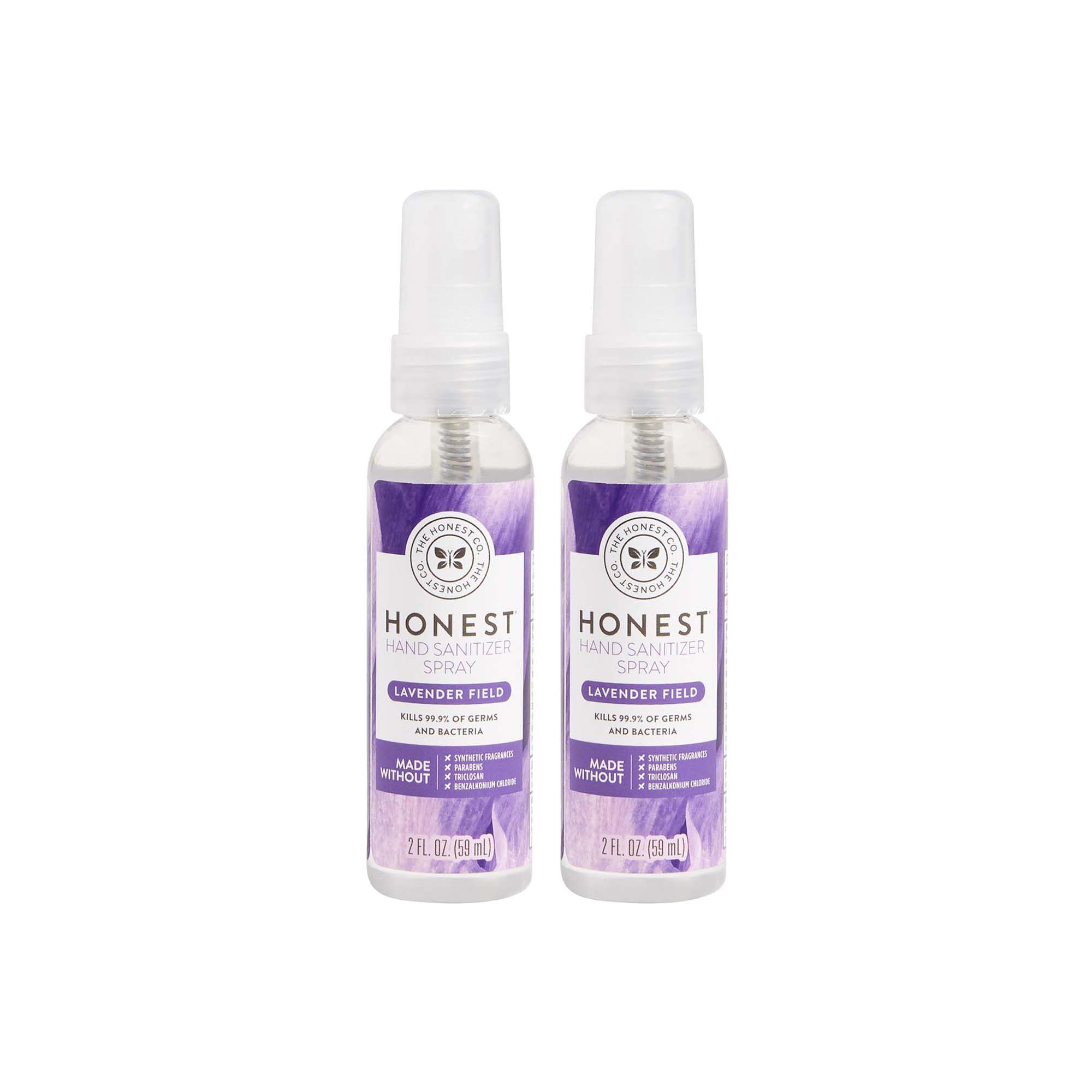 Hand Sanitizer Spray, Lavender Field, 2-Pack