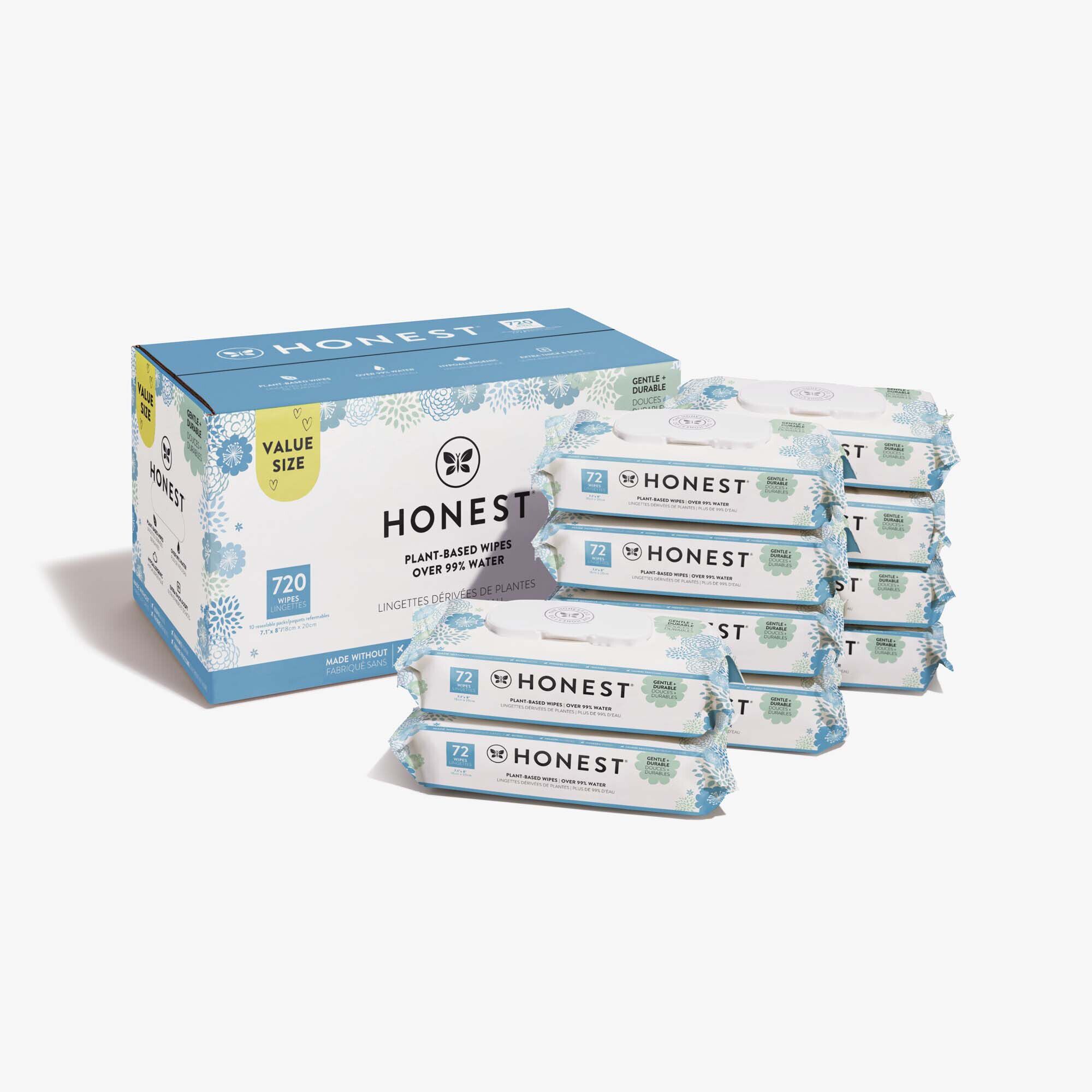 Honest Wipes Classic, 720 Count Wipes Honest