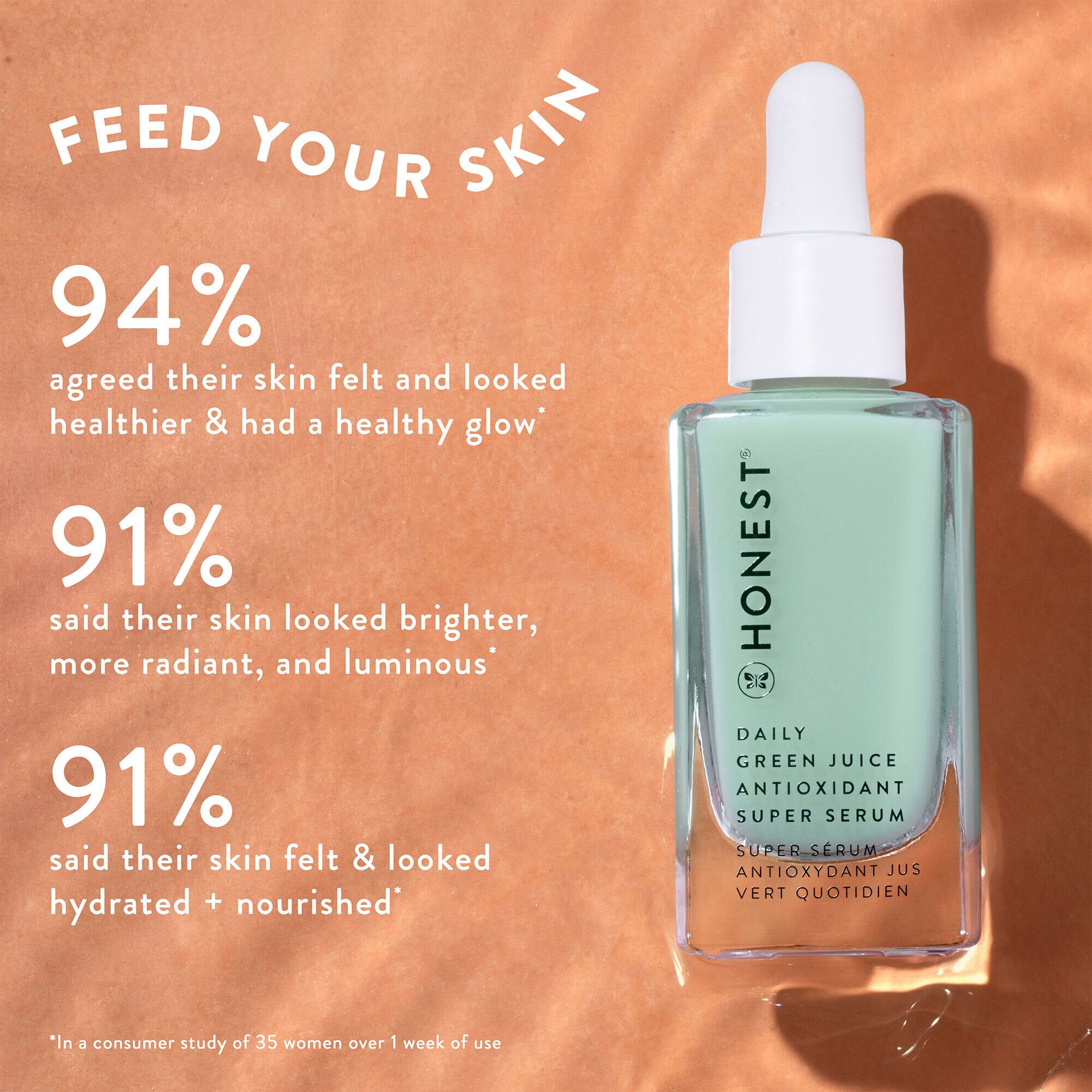 Daily Green Juice Antioxidant Super Serum Honest