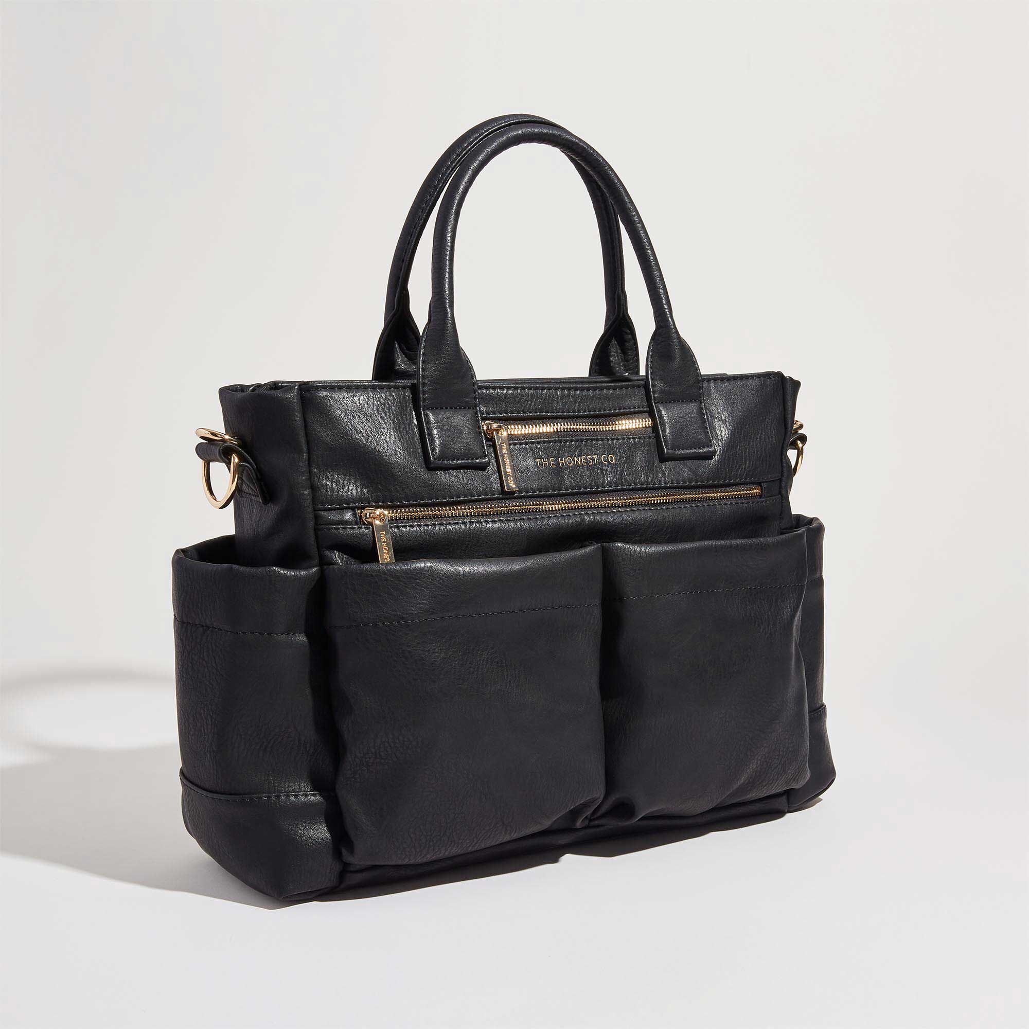 Vegan Leather Diaper Bag Tote