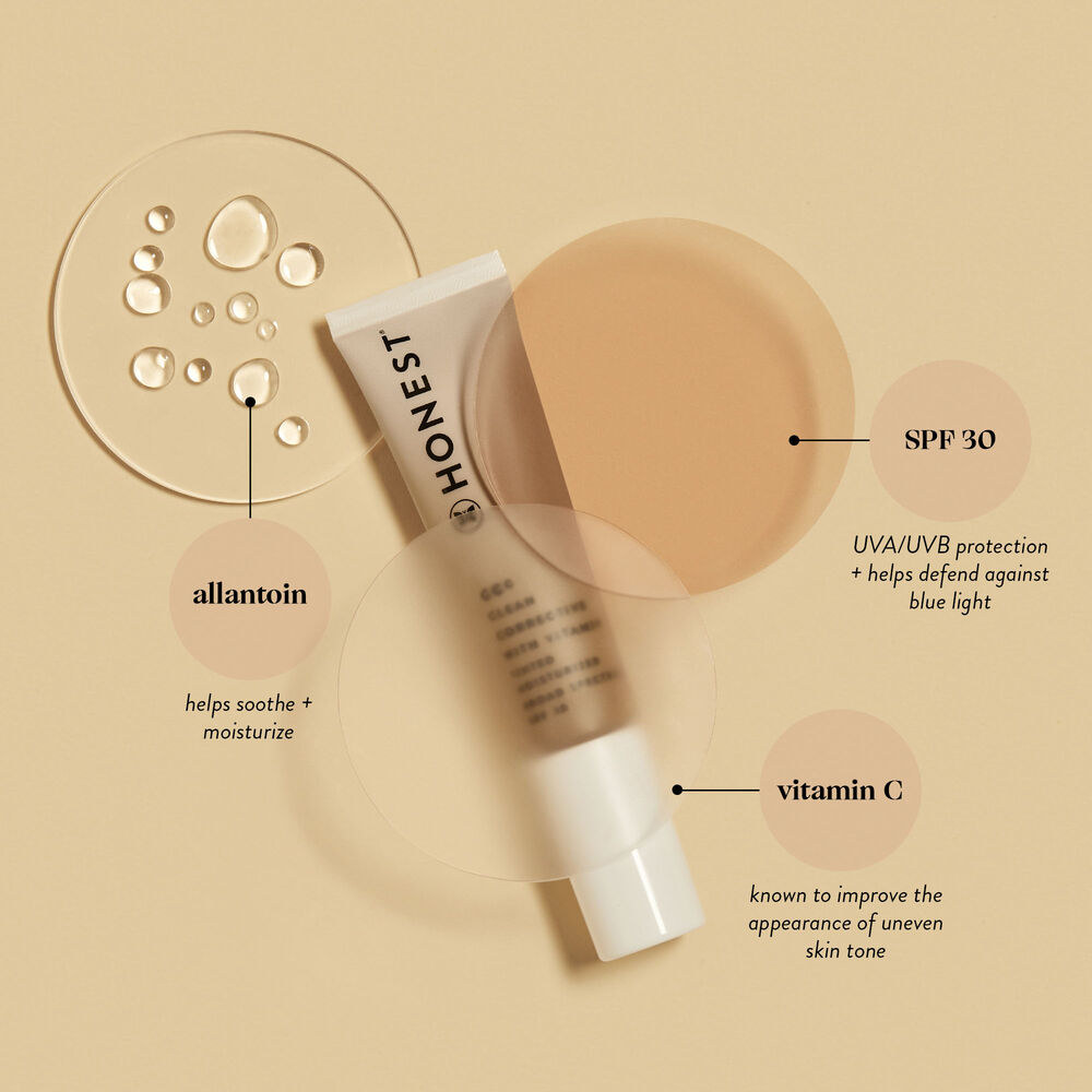 CCC Clean Corrective With Vitamin C Tinted Moisturizer Broad Spectrum SPF 30, Oro