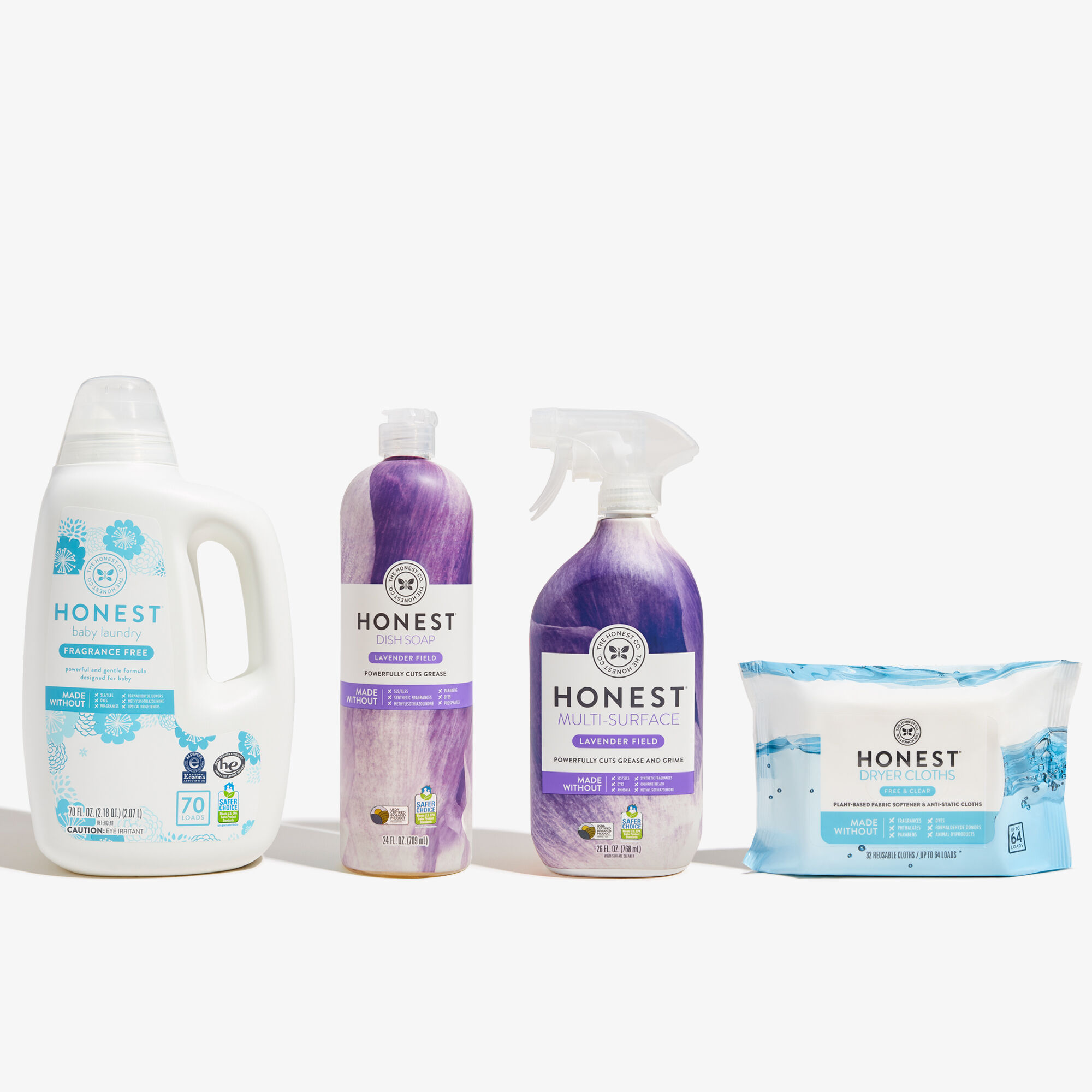 Fragrance Free Home Cleaning Essentials Kit Honest