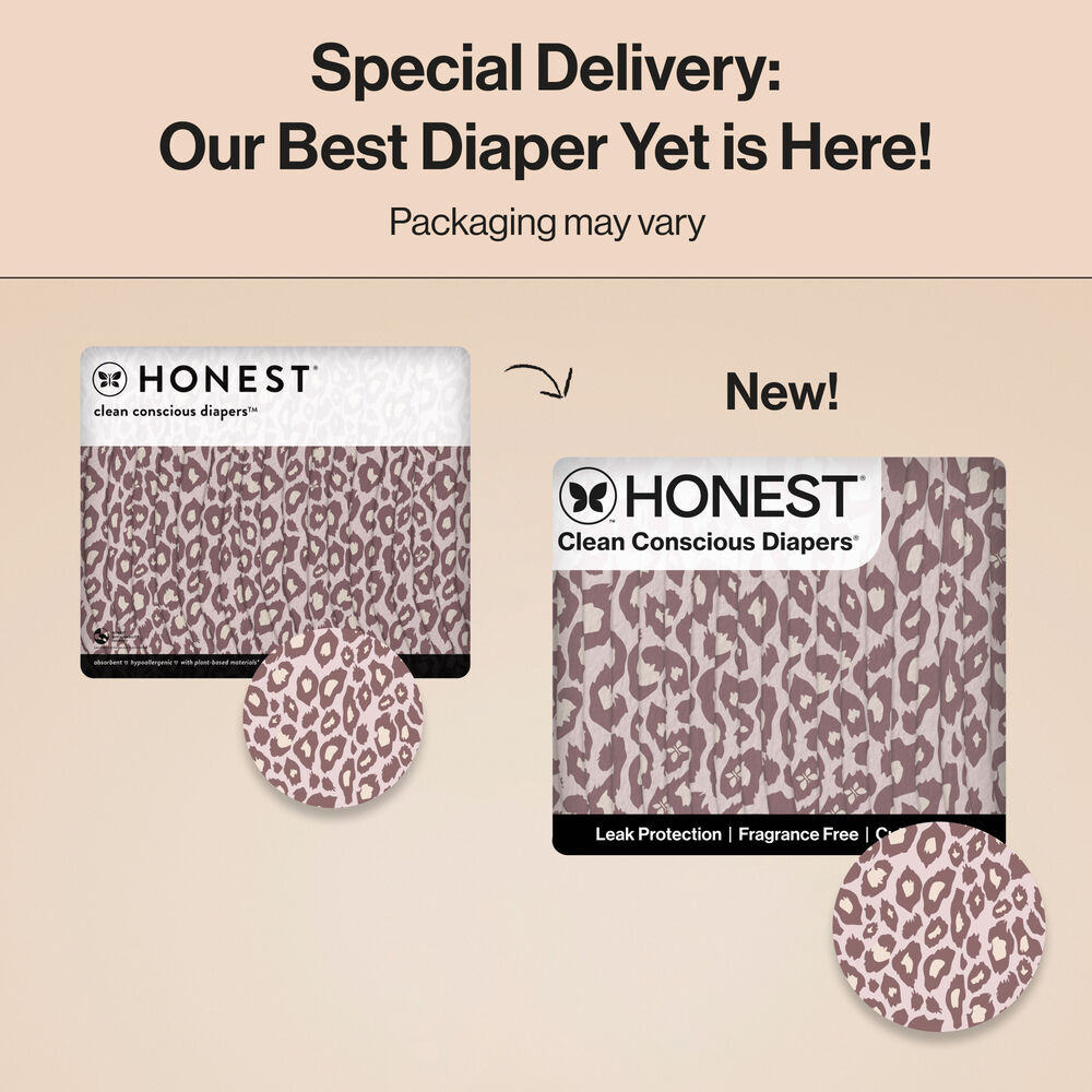 Honest Clean Conscious Diaper®, Wild Thang, Size 4