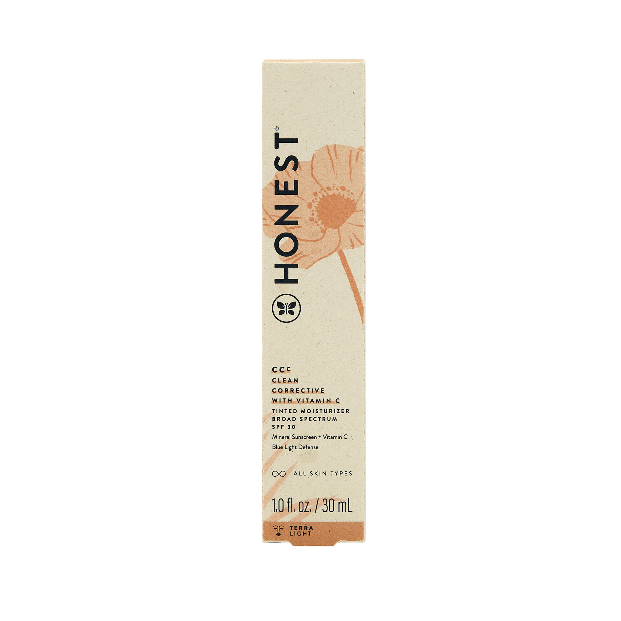 CCC Clean Corrective With Vitamin C Tinted Moisturizer Broad Spectrum SPF 30, Terra