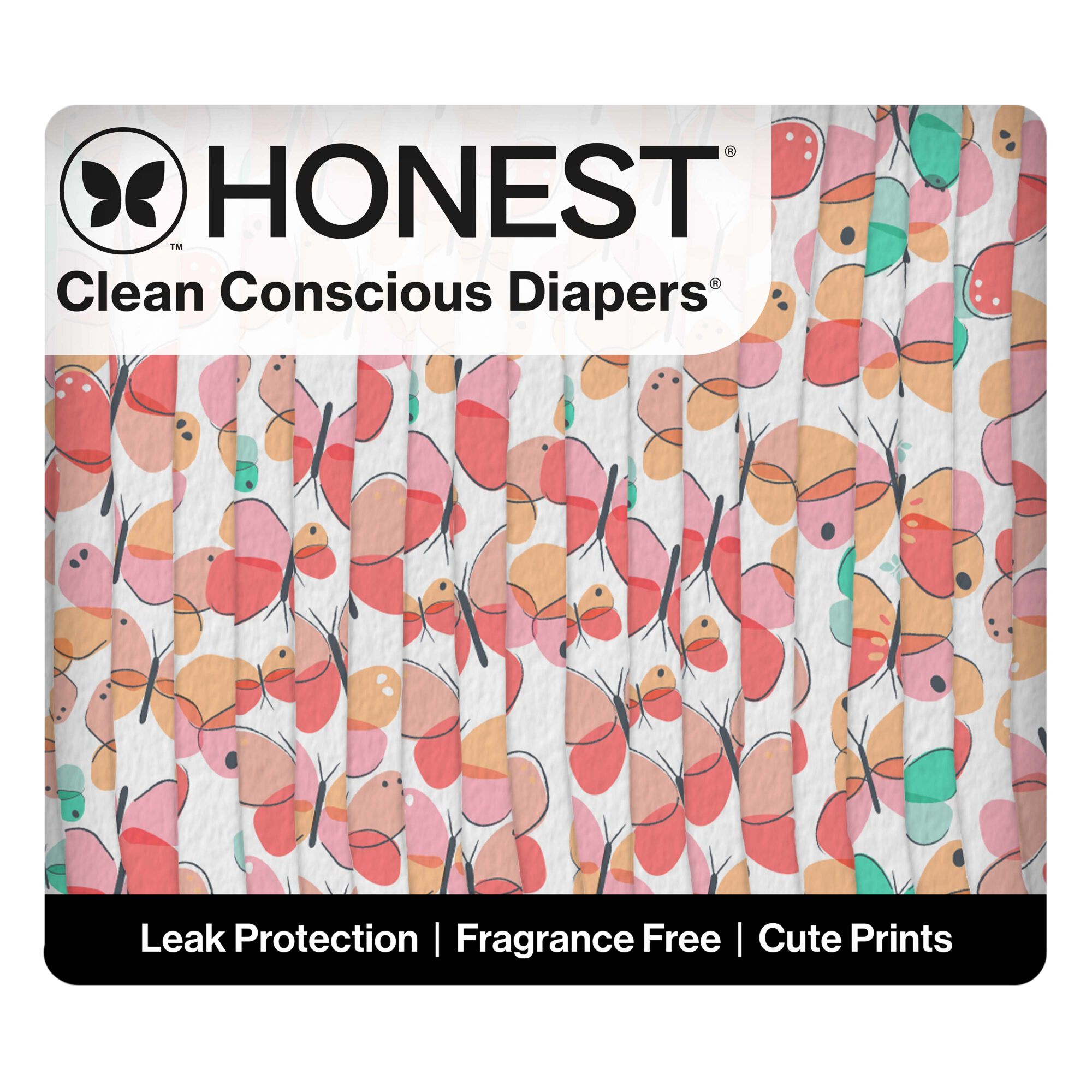 Honest Clean Conscious Diaper®, Wingin It, Size 6