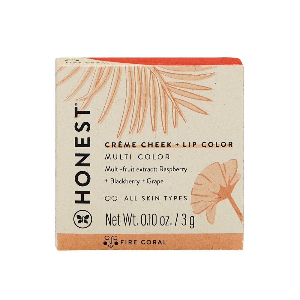Creme Cheek + Lip Color, Fire Coral