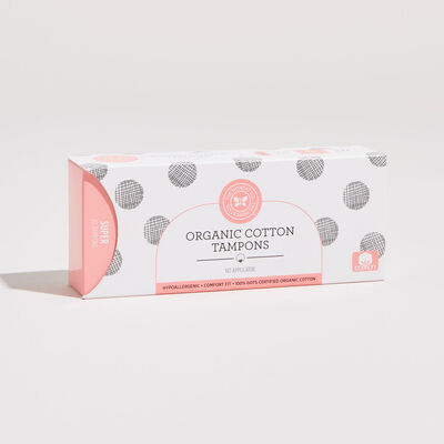 Organic Cotton Tampons, No Applicator