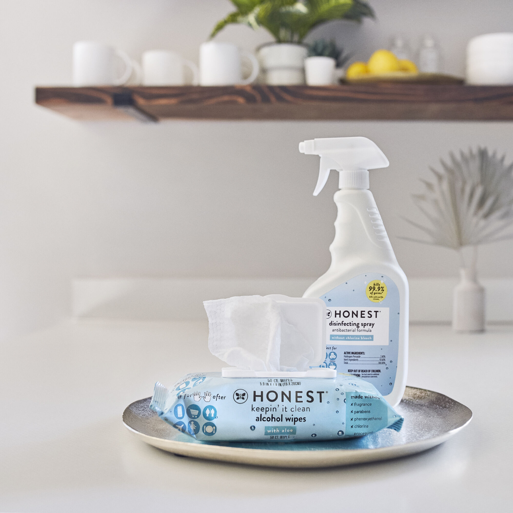 Natural Household Antibacterial Disinfectant Spray Honest