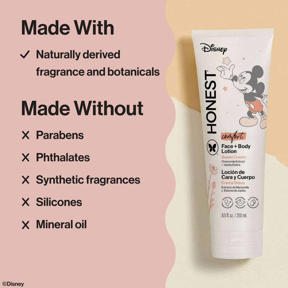 Disney&rsquo;s Mickey Mouse Face + Body Lotion, Comfort