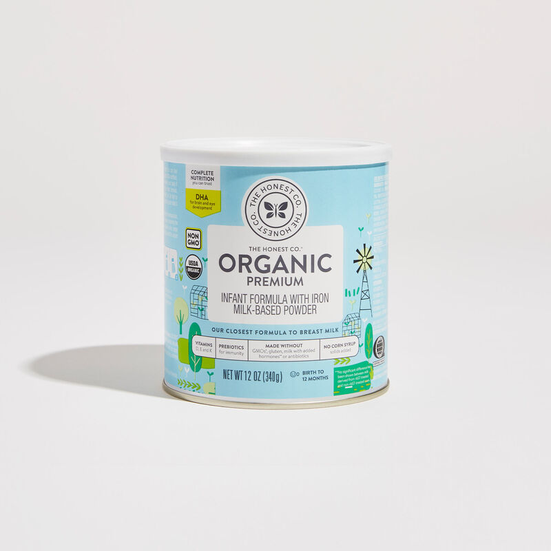 12 ounce Organic Premium Infant Formula in Container