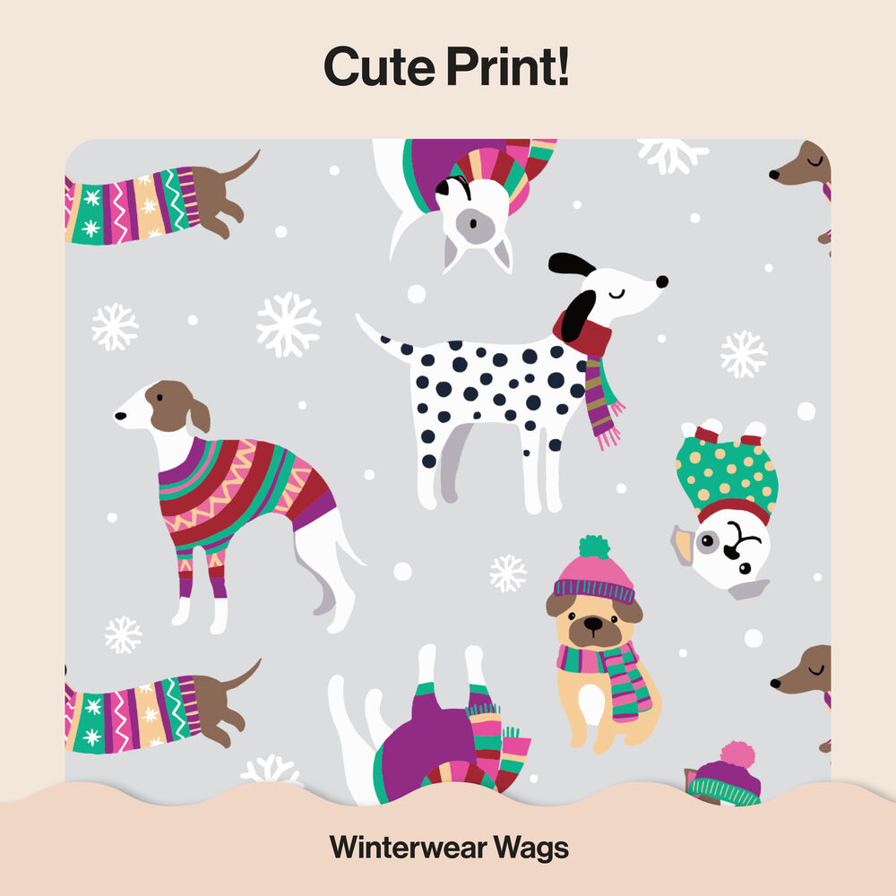 Honest Clean Conscious Diaper®, Winterwear Wags, Size 4