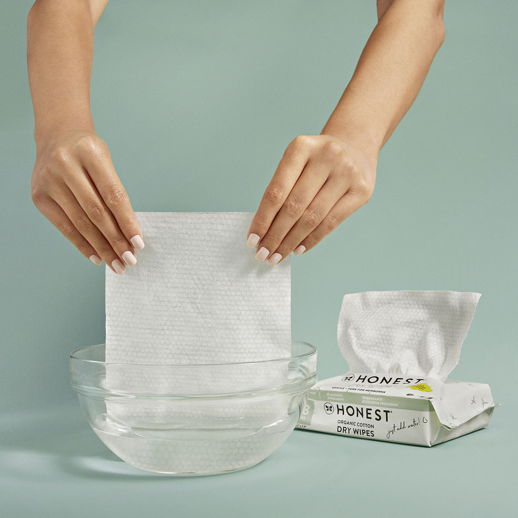 Honest Dry Wipes, 48 Count