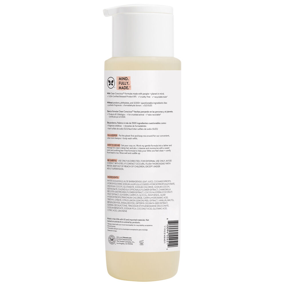 Shampoo + Body Wash, Value Size, Comfort
