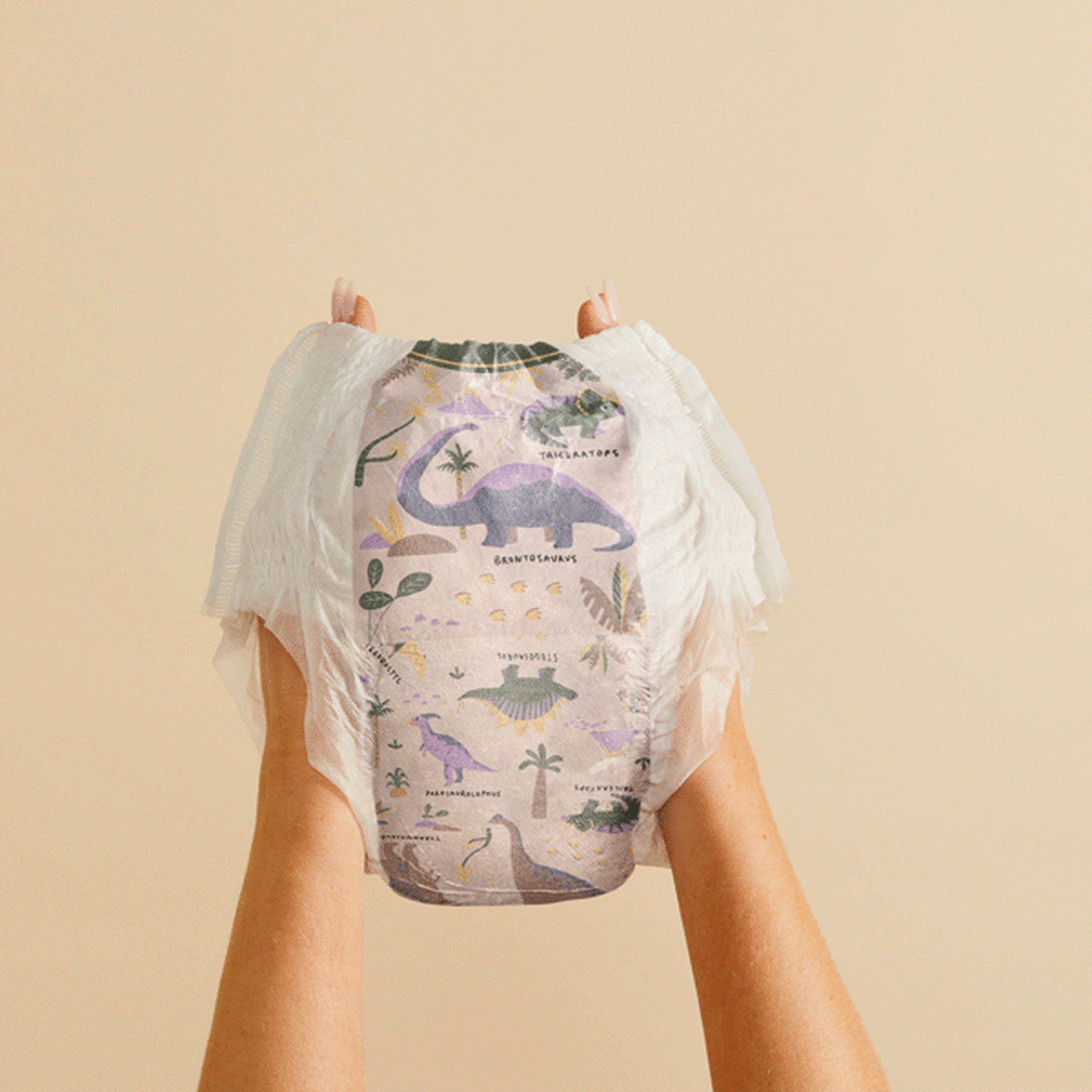 【NONCODE】Dian Stitch Training Pants Potty Training Pants, Rompin' + Stompin', Size 3T/4T