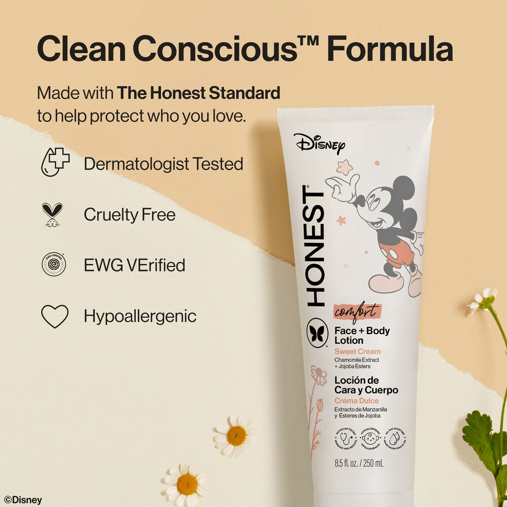 Disney&rsquo;s Mickey Mouse Face + Body Lotion, Comfort