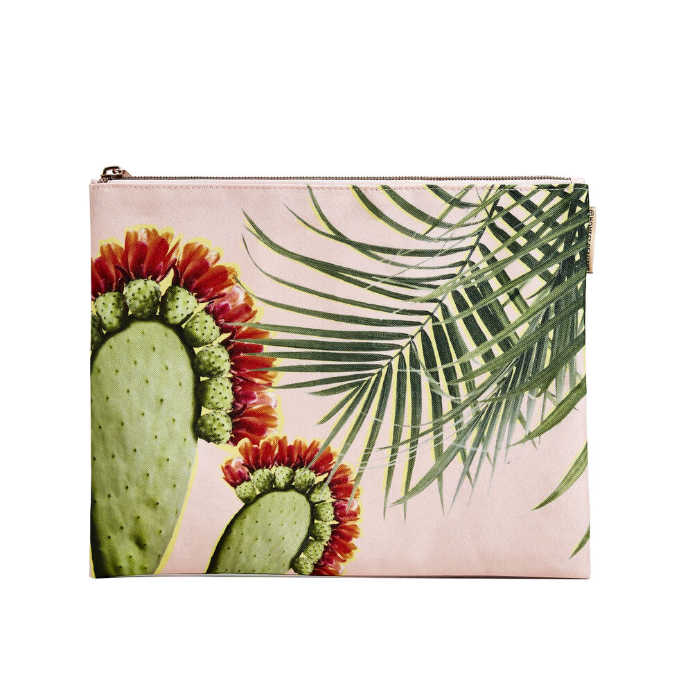 Palm Print Beauty Bag