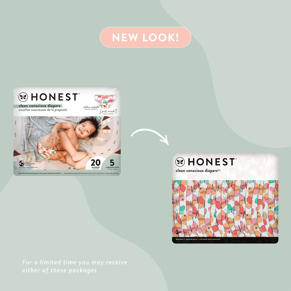 Clean Conscious Diaper, Wingin It, Size 5