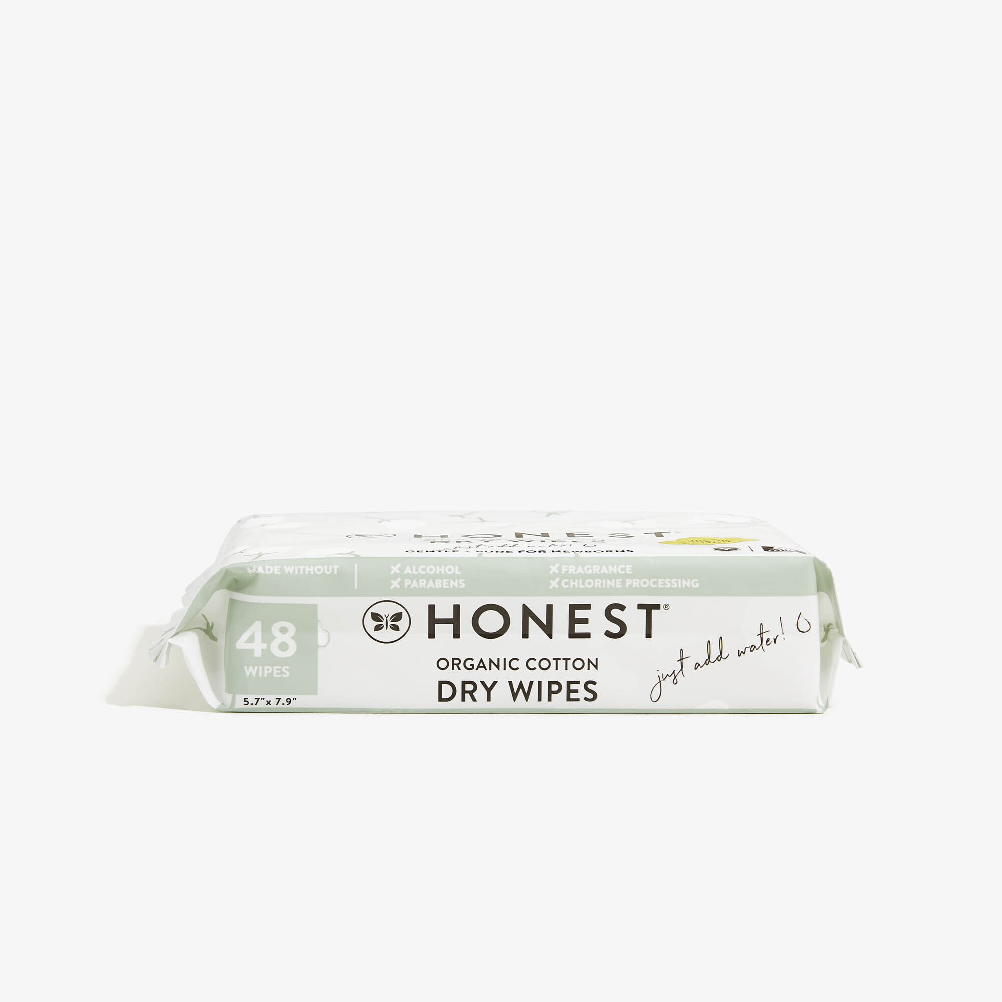 Honest Dry Wipes, 48 Count