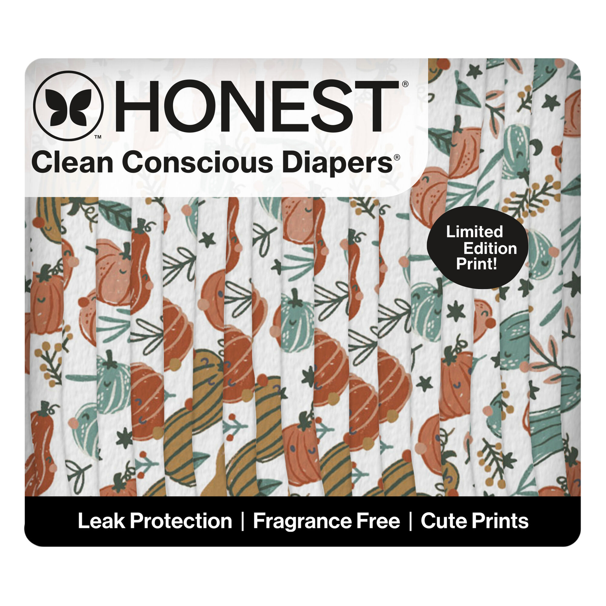 Honest Clean Conscious Diaper®, Bum-kin Patch, Size 2