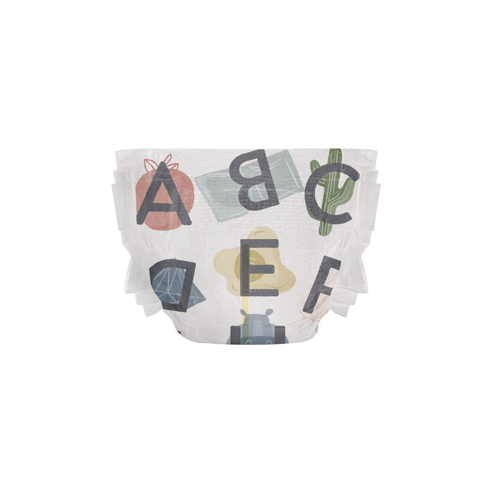 Clean Conscious Diaper, All the Letters, Size 5