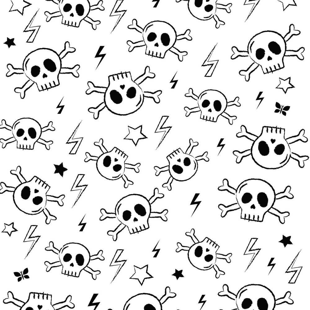 Clean Conscious Diaper, Skulls, Size 6
