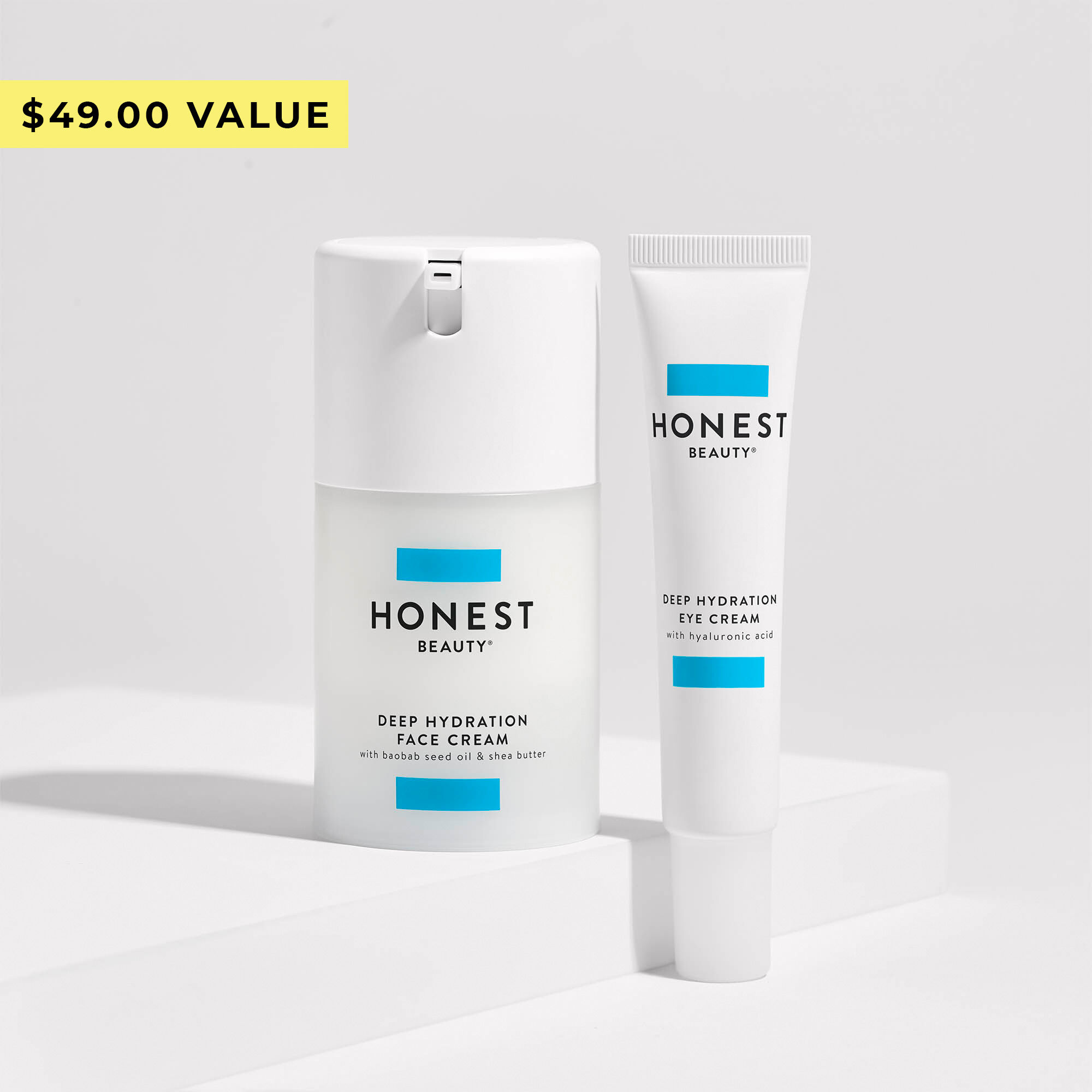 Hydrating Face and Eye Creams Deep Hydration Duo Honest