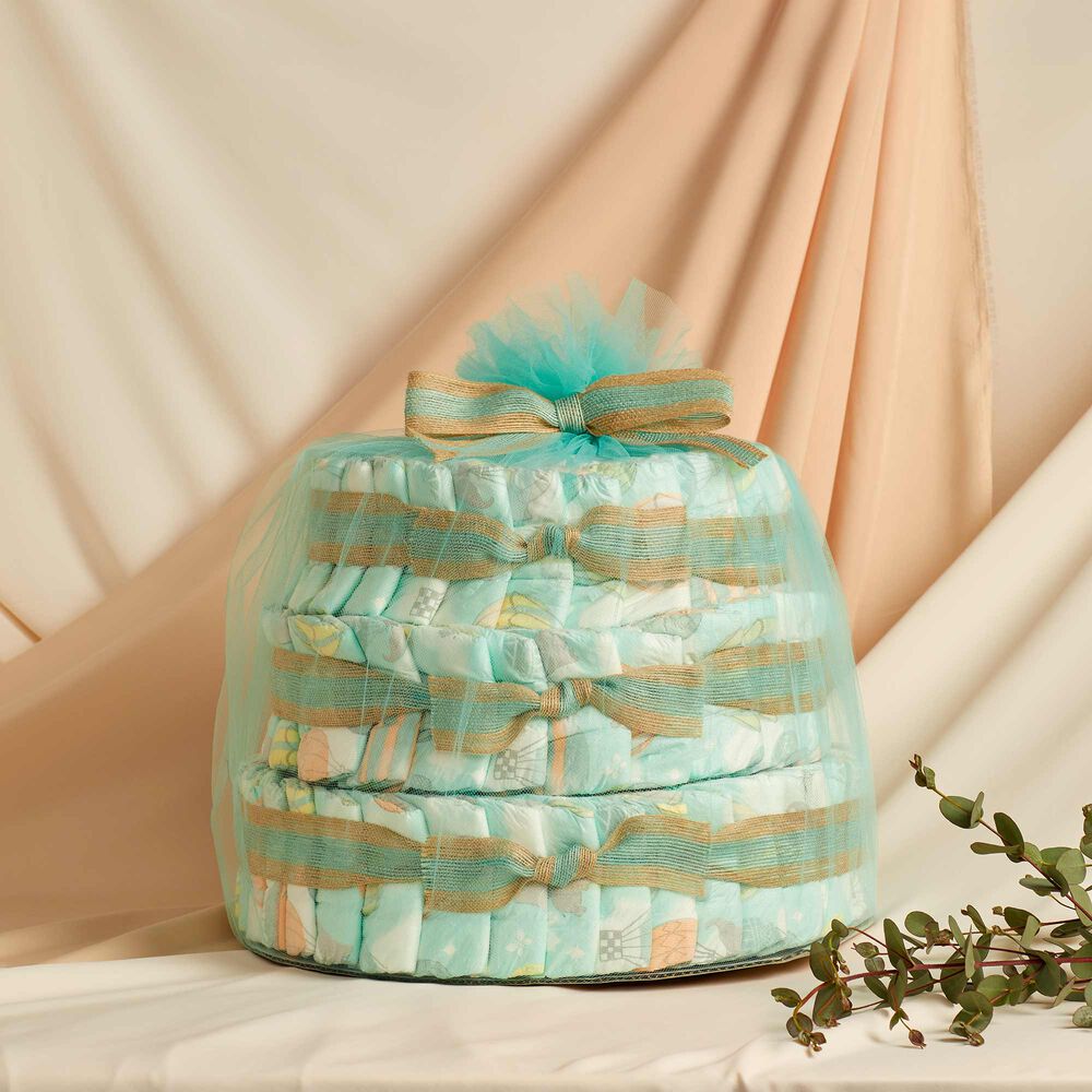 Diaper Cake, Above It All, Deluxe