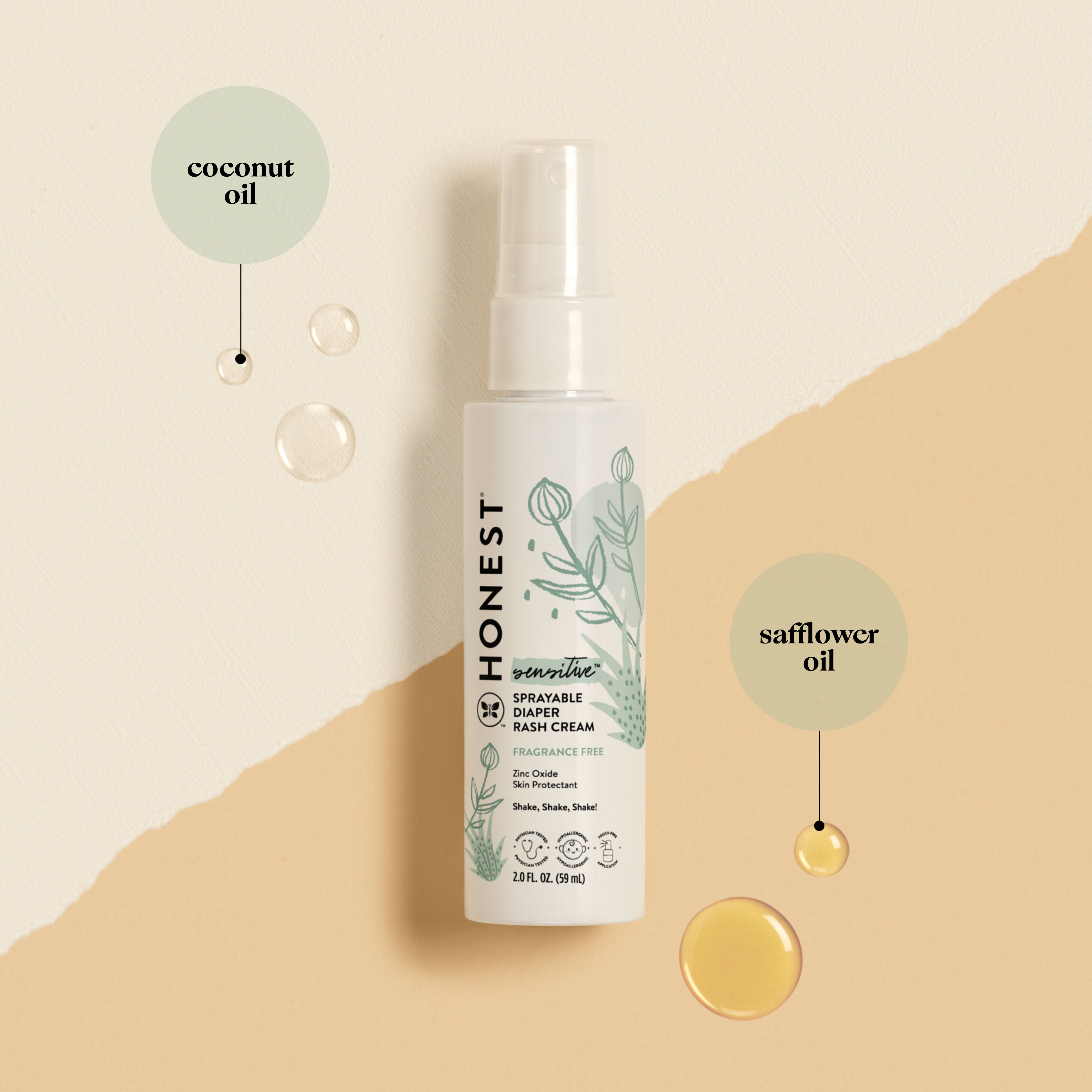 The honest company top diaper rash cream