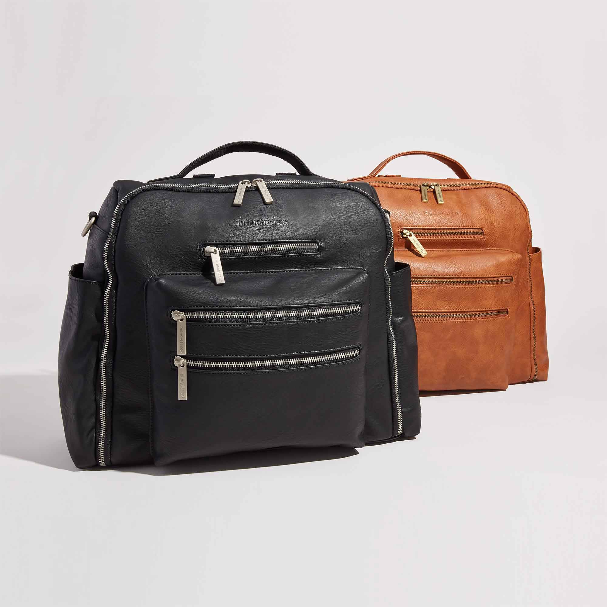 Vegan Faux Leather Diaper Bag Honest The Honest Company