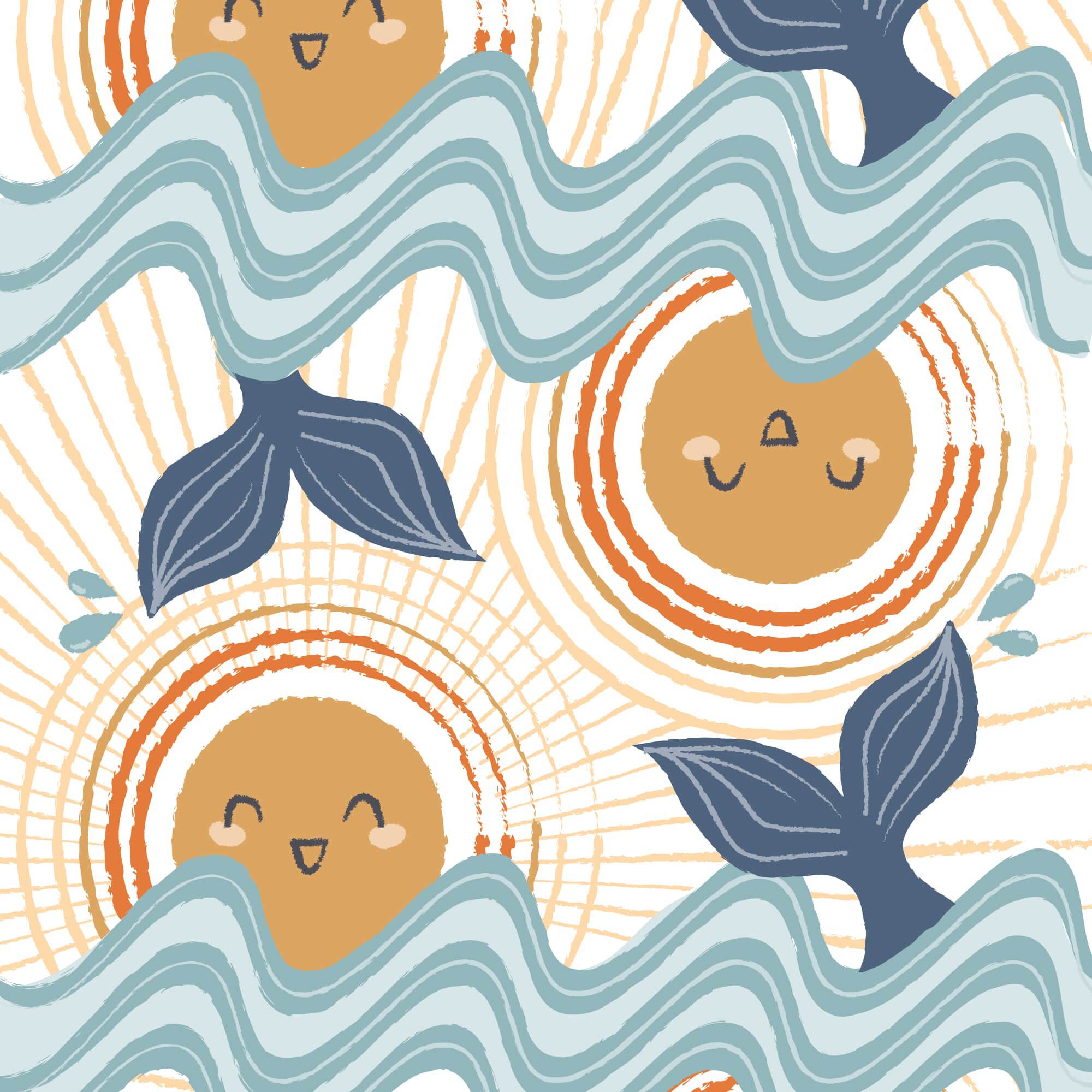 Clean Conscious Diaper, Seas The Day, Size 1