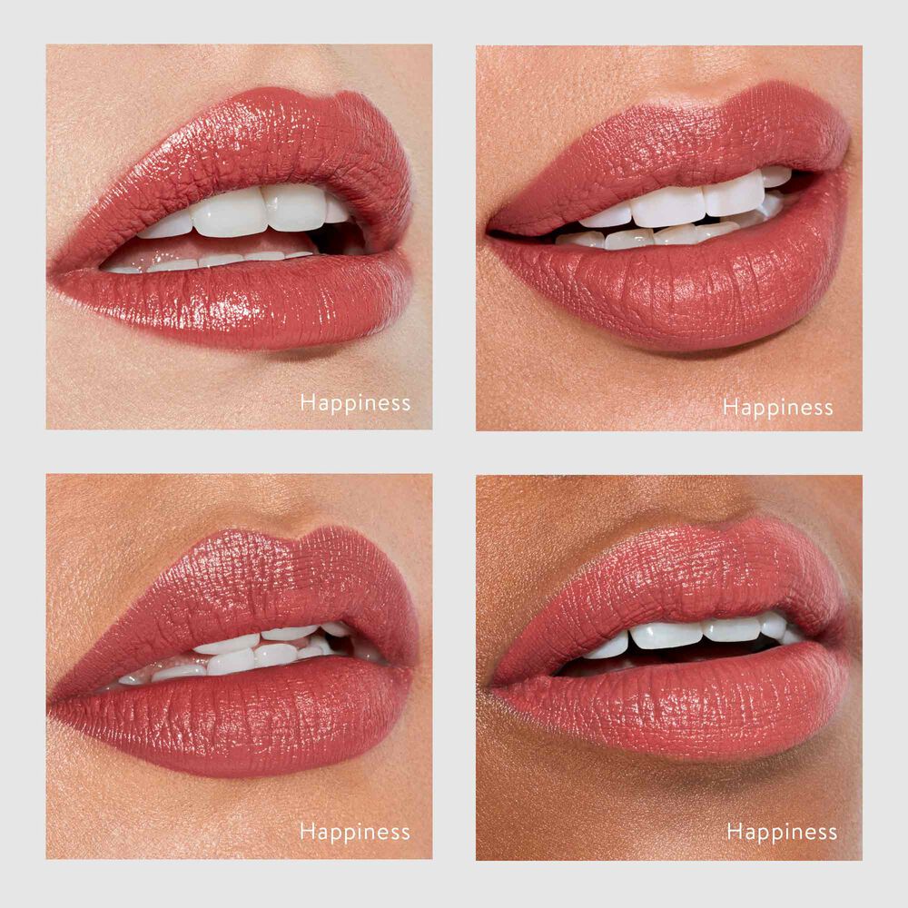 various skin tones with the Happiness shade