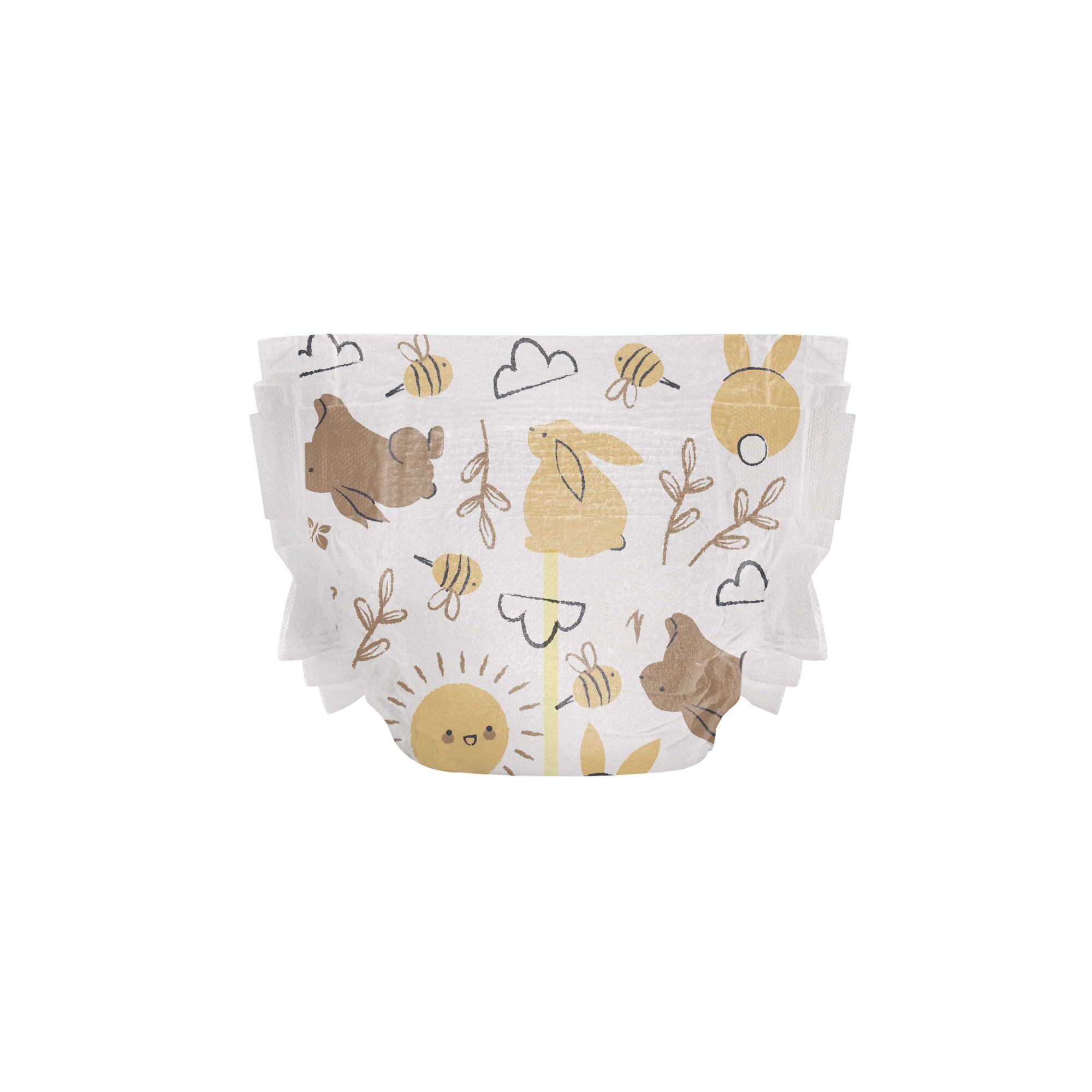 Clean Conscious Diaper, Hoppy Days, Size 1