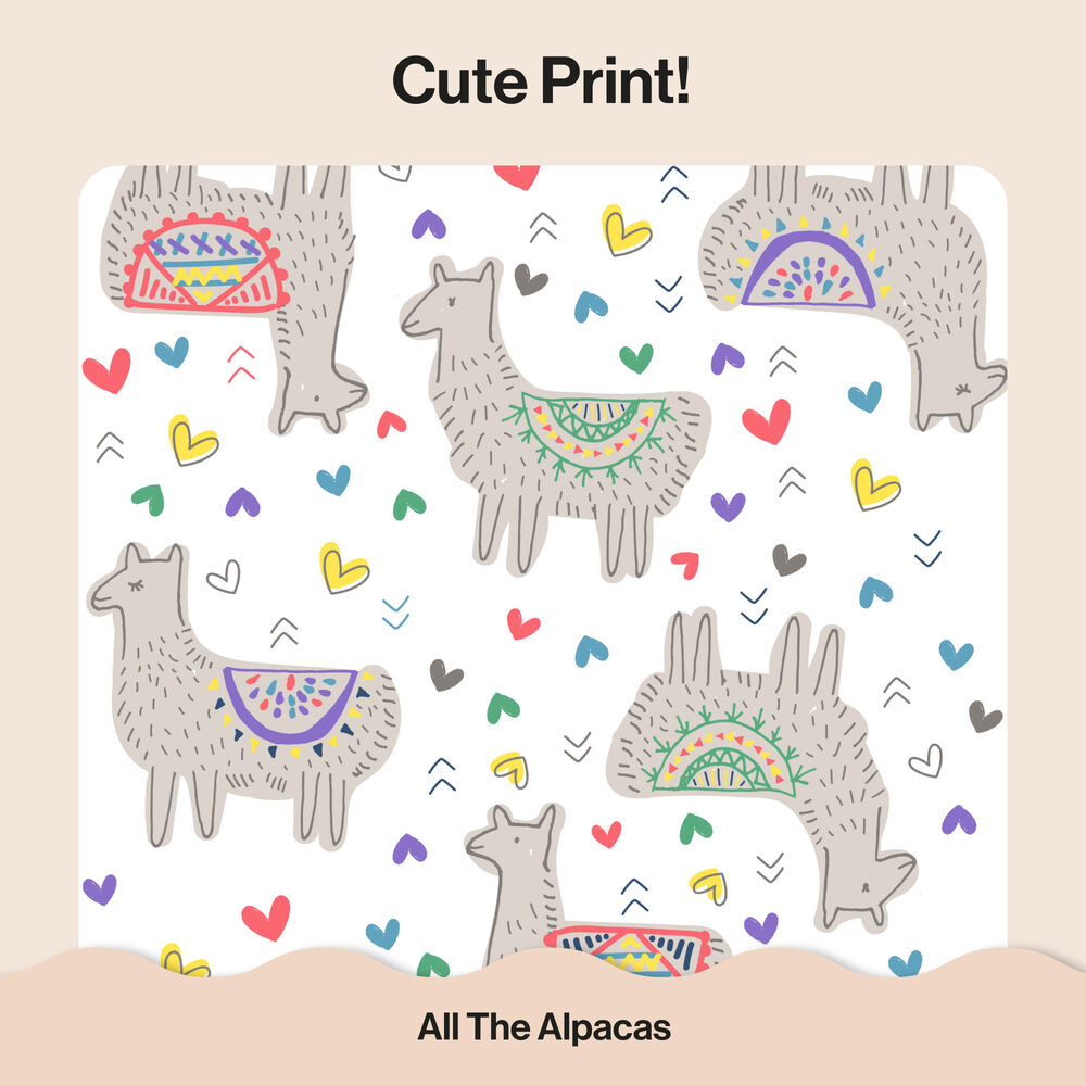 Honest Clean Conscious Diaper®, All The Alpacas, Size 3