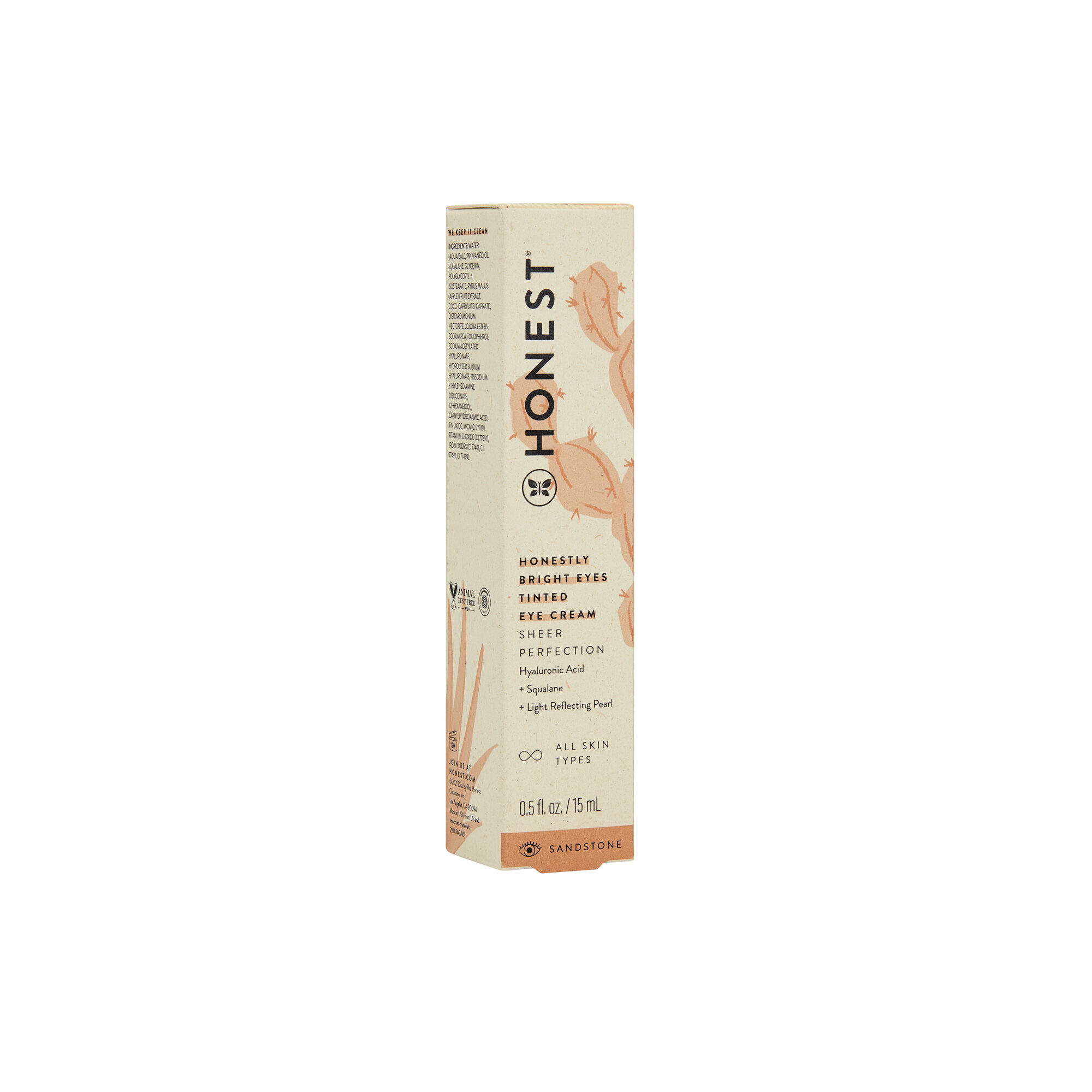 Honestly Bright Eyes Tinted Eye Cream, Sandstone