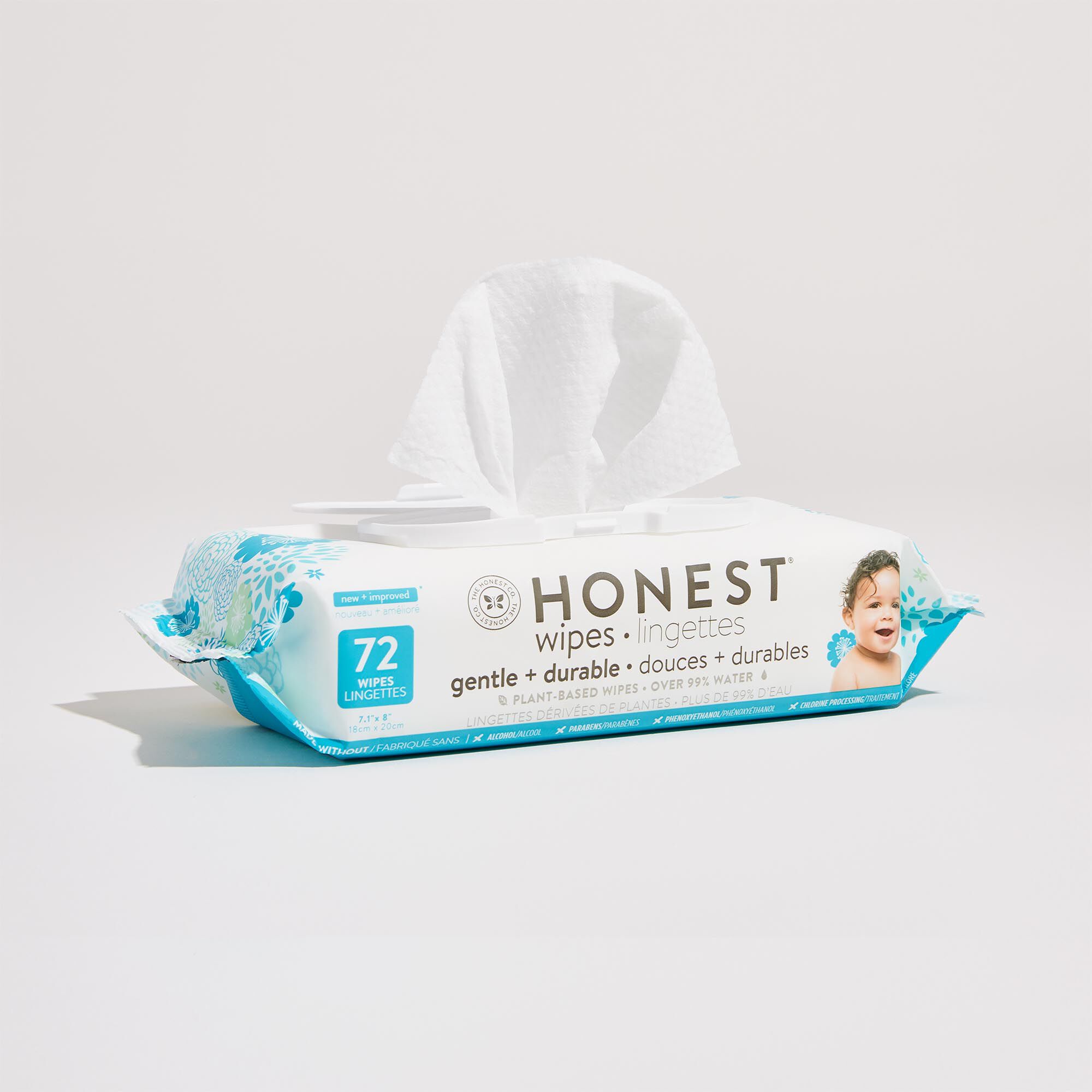 Baby Wipes Organic, Unscented & EcoFriendly Honest