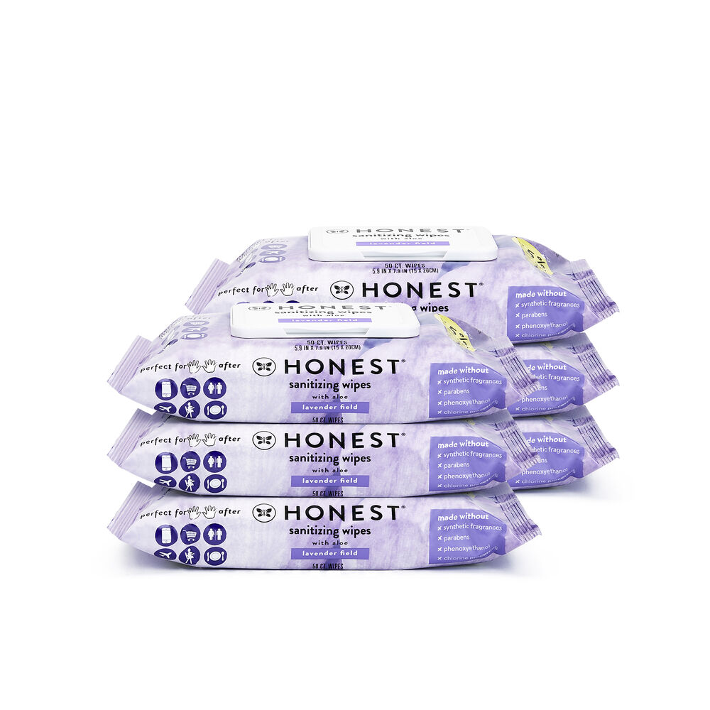 Sanitizing Alcohol Wipes, 300 Count, Lavender Field