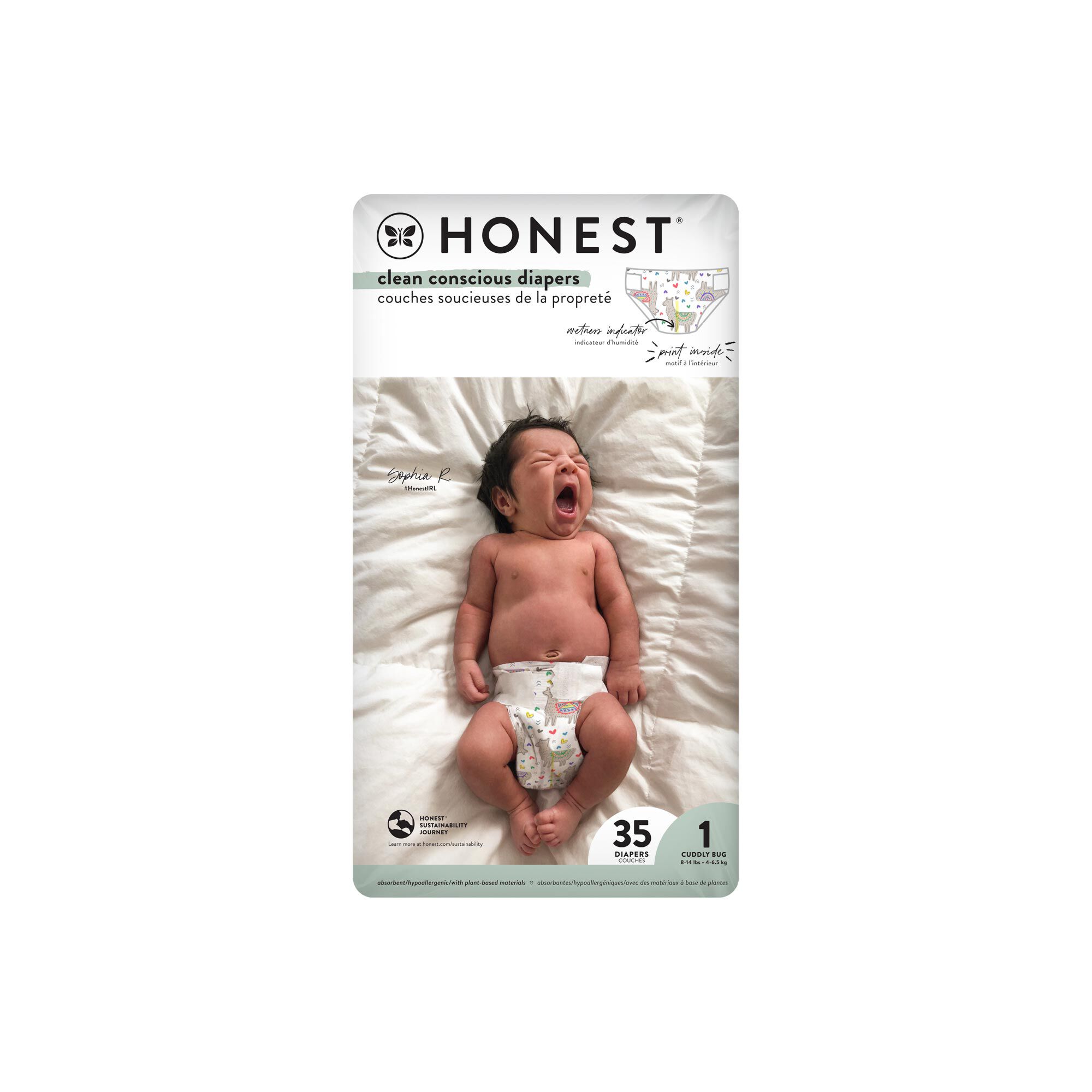 The Honest Company, Clean Conscious™ Diapers, Size 1, 35 Count