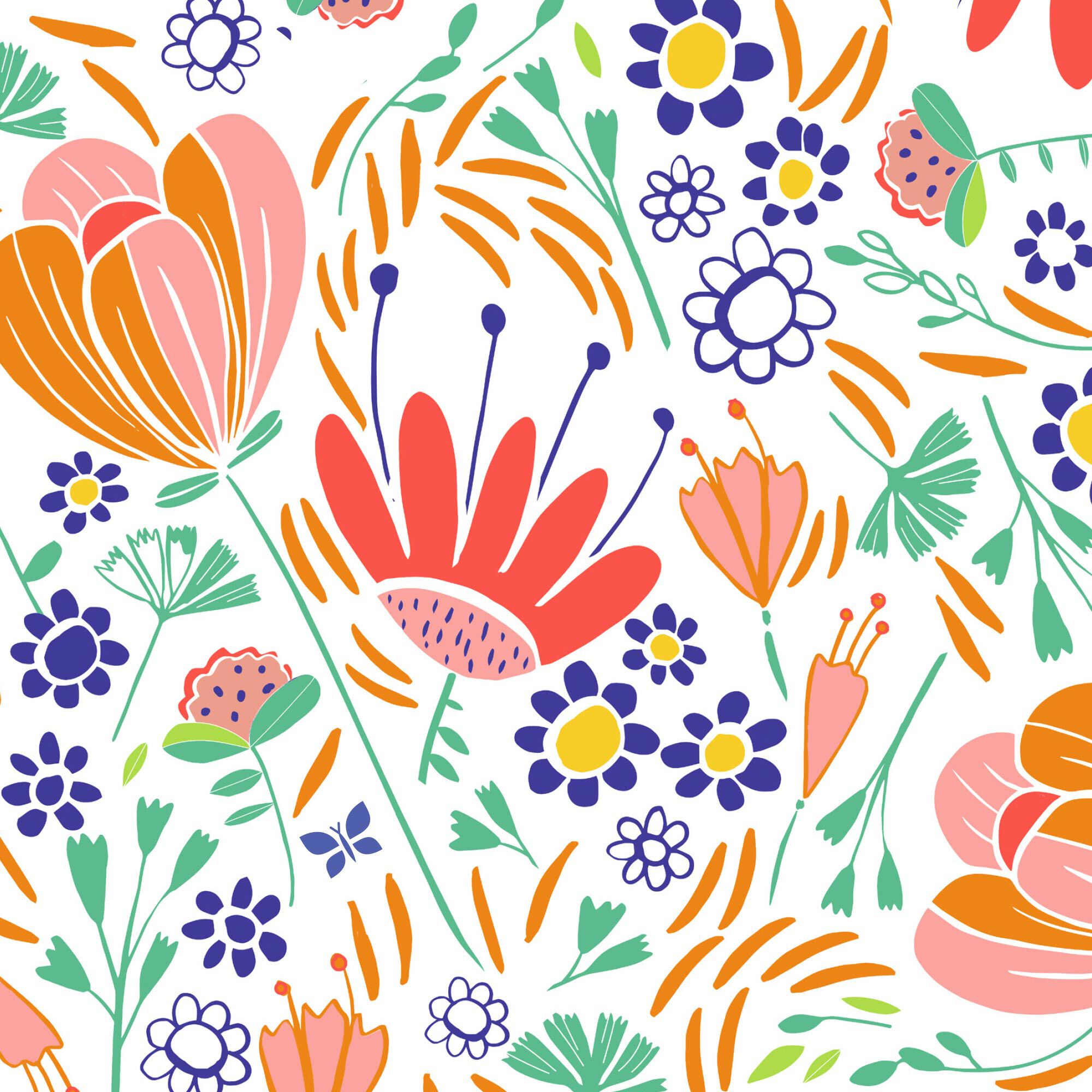 Clean Conscious Diaper, Flower Power, Size 4