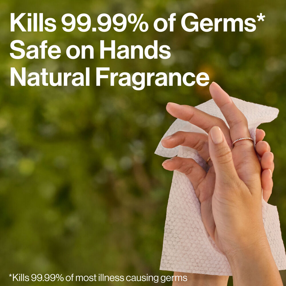 Sanitizing Alcohol Wipes, 15 Count, Lavender Field