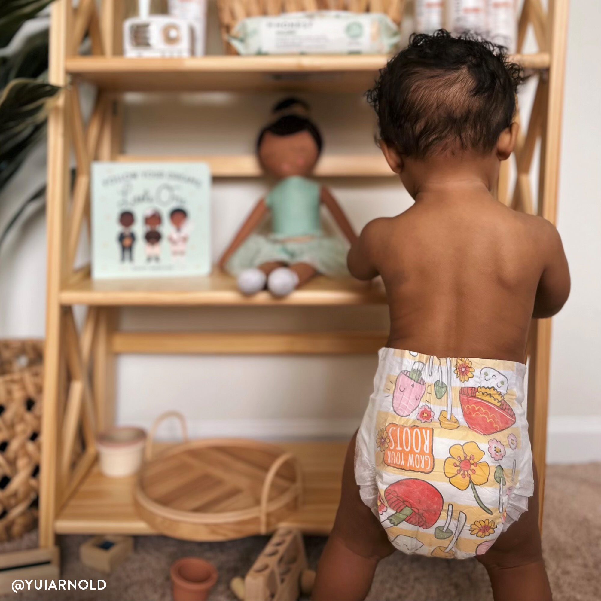 Clean Conscious Diaper, Rooted In Luv, Size 1